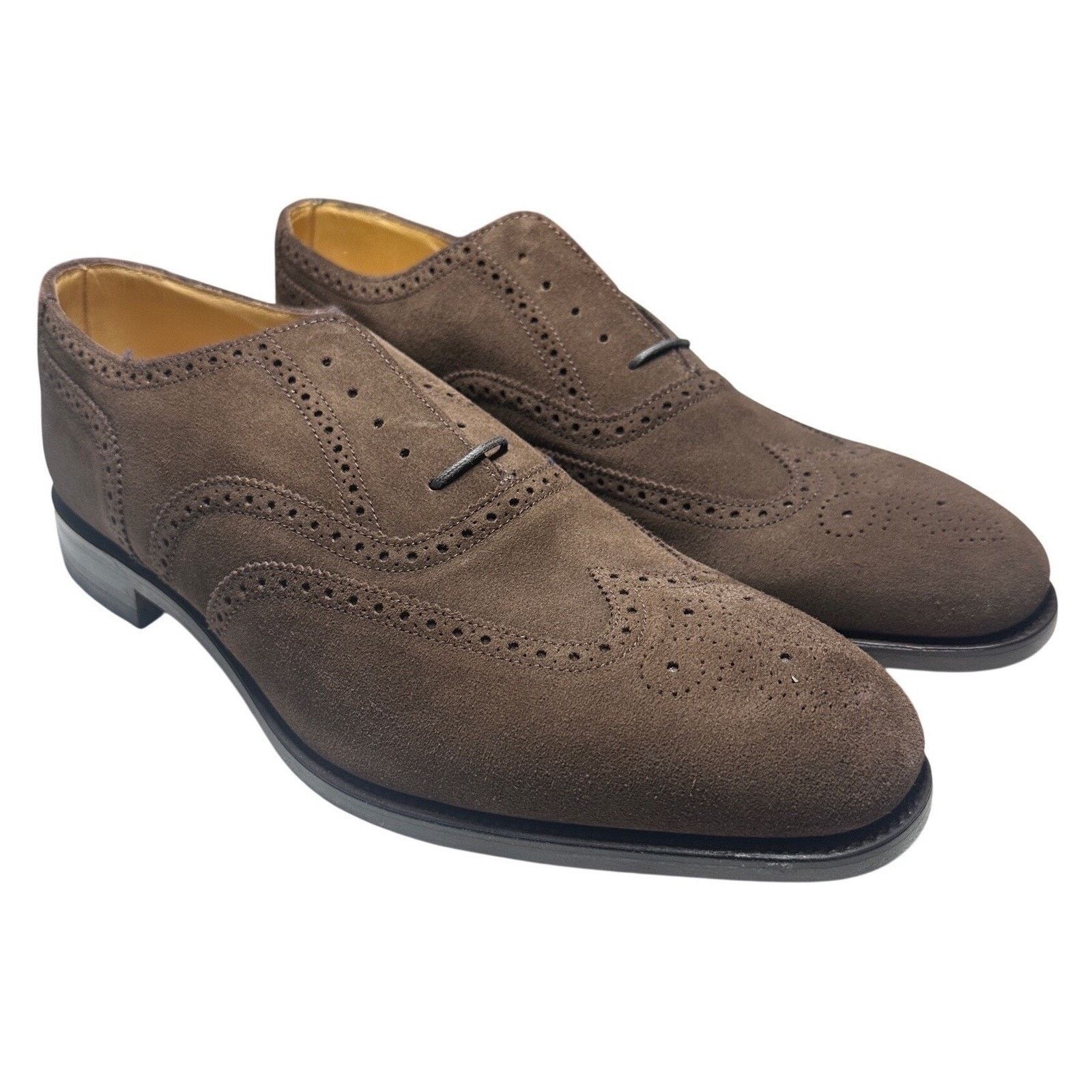 Charles Tyrwhitt Charles Tyrwhitt Brown Suede Brogue Oxford Shoes 12.5 NWT Size US 12.5 / EU 45-46 - 1 Thumbnail