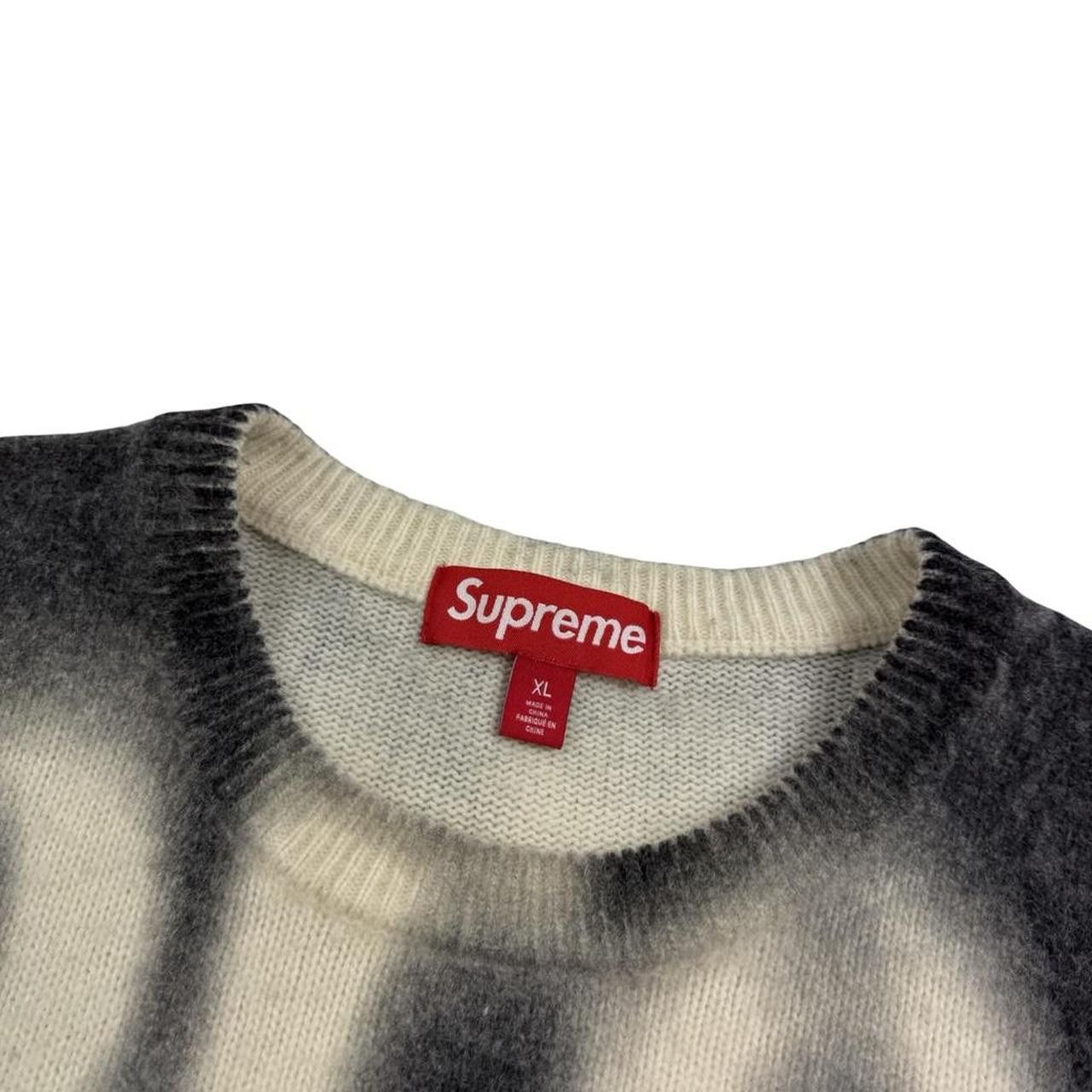 Supreme Supreme Blurred Logo Knit Sweater Black - Extra Large Size US XL / EU 56 / 4 - 4 Thumbnail
