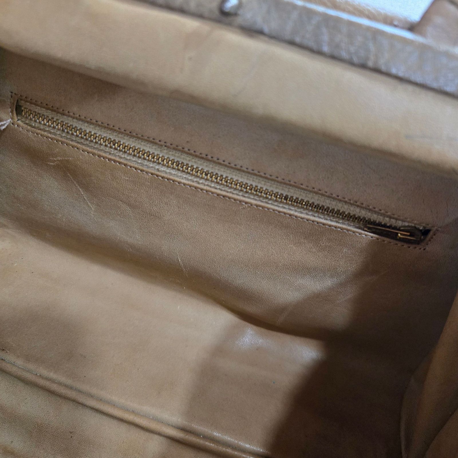 Vintage 1950s Genuine Ostrich Leather Top Handle Purse Size ONE SIZE - 23 Thumbnail