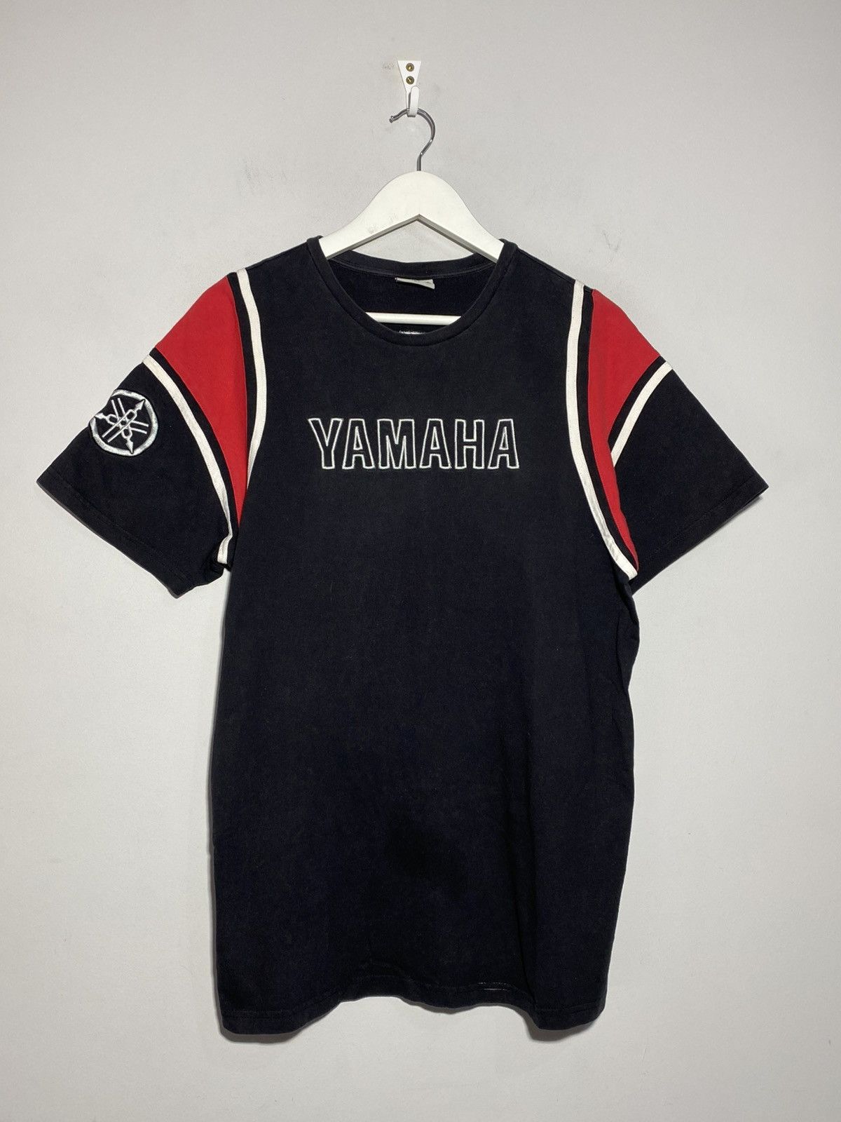 Yamaha 🔥 VINTAGE YAMAHA RACING SHIRT RED PANELS MOTOGP ENERGY VIBES Size US L / EU 52-54 / 3 - 1 Thumbnail