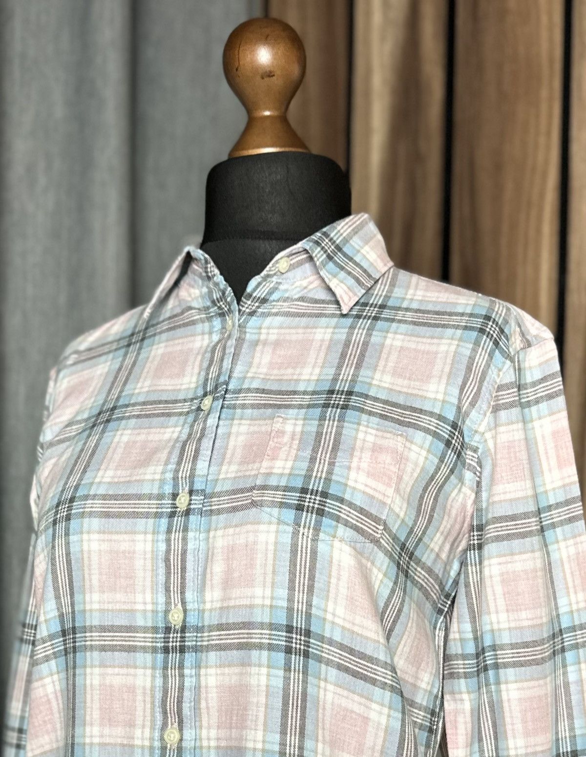 Flannel × Gant GANT Checkered Shirt Blouse Cotton Women's Size US 6 Size M / US 6-8 / IT 42-44 - 5 Thumbnail