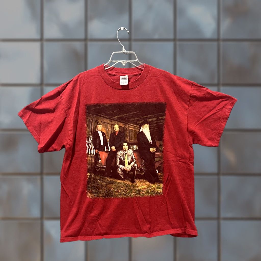 Delta VINTAGE The Oak Ridge Boys Tour T-Shirt Delta XL Red Double-Sided Mens Size US XL / EU 56 / 4 - 1 Thumbnail