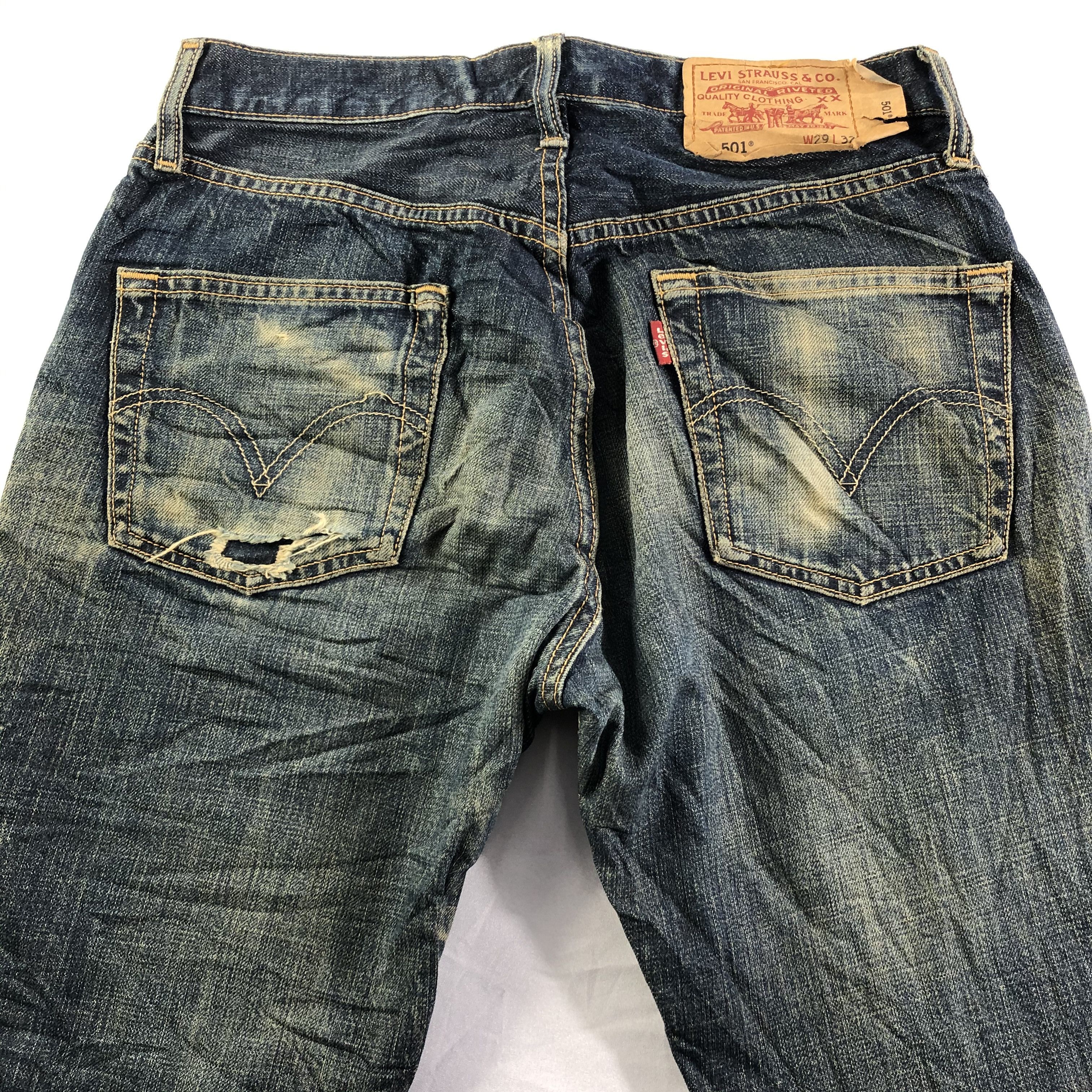 Levi's Vintage Levis 501 Jeans-J4076 Size US 29 - 4 Thumbnail