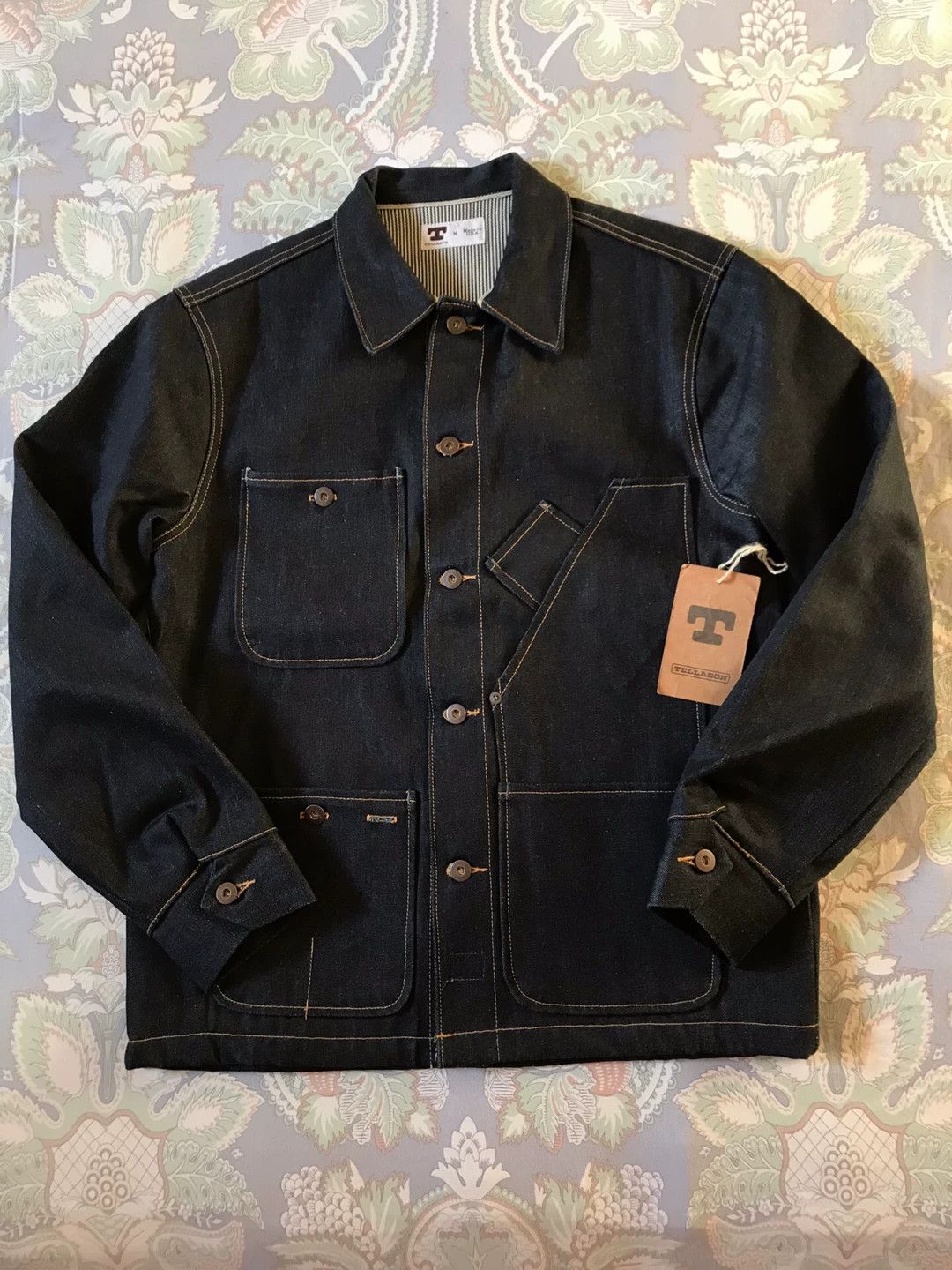 Tellason Tellason Coverall White Oak Denim Jacket Size US M / EU 48-50 / 2 - 1 Thumbnail