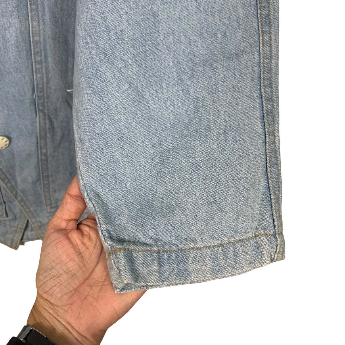 Vintage Vintage 90’s CETRA Blue Wash Jeans Jacket #2647-C118 Size L / US 10 / IT 46 - 13 Thumbnail