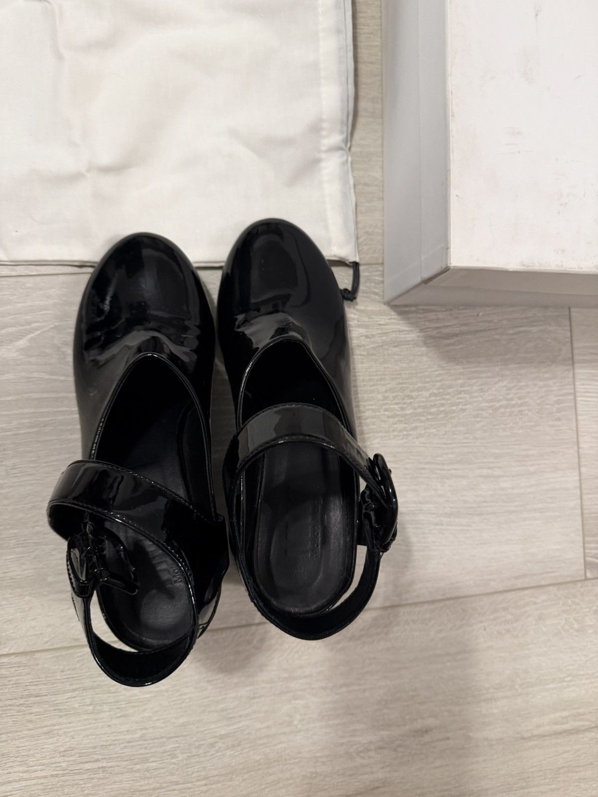 MM6 Black MM6 Mary Jane Heels Size US 8 / IT 38 - 3 Thumbnail