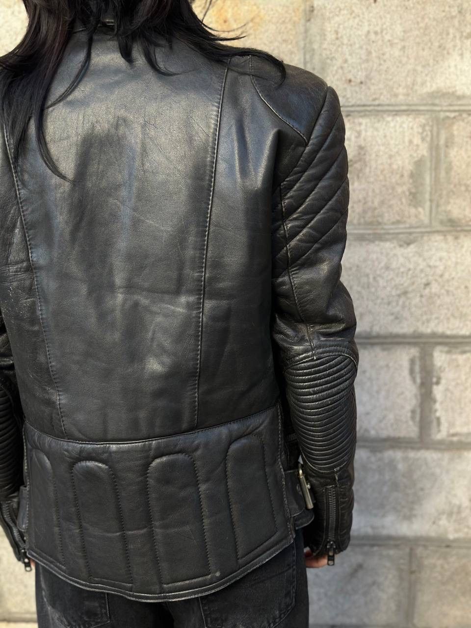 Genuine Leather VTG Moto Leather Jacket Size M Y2K Western 00s USA Hype Tren Size US L / EU 52-54 / 3 - 10 Thumbnail