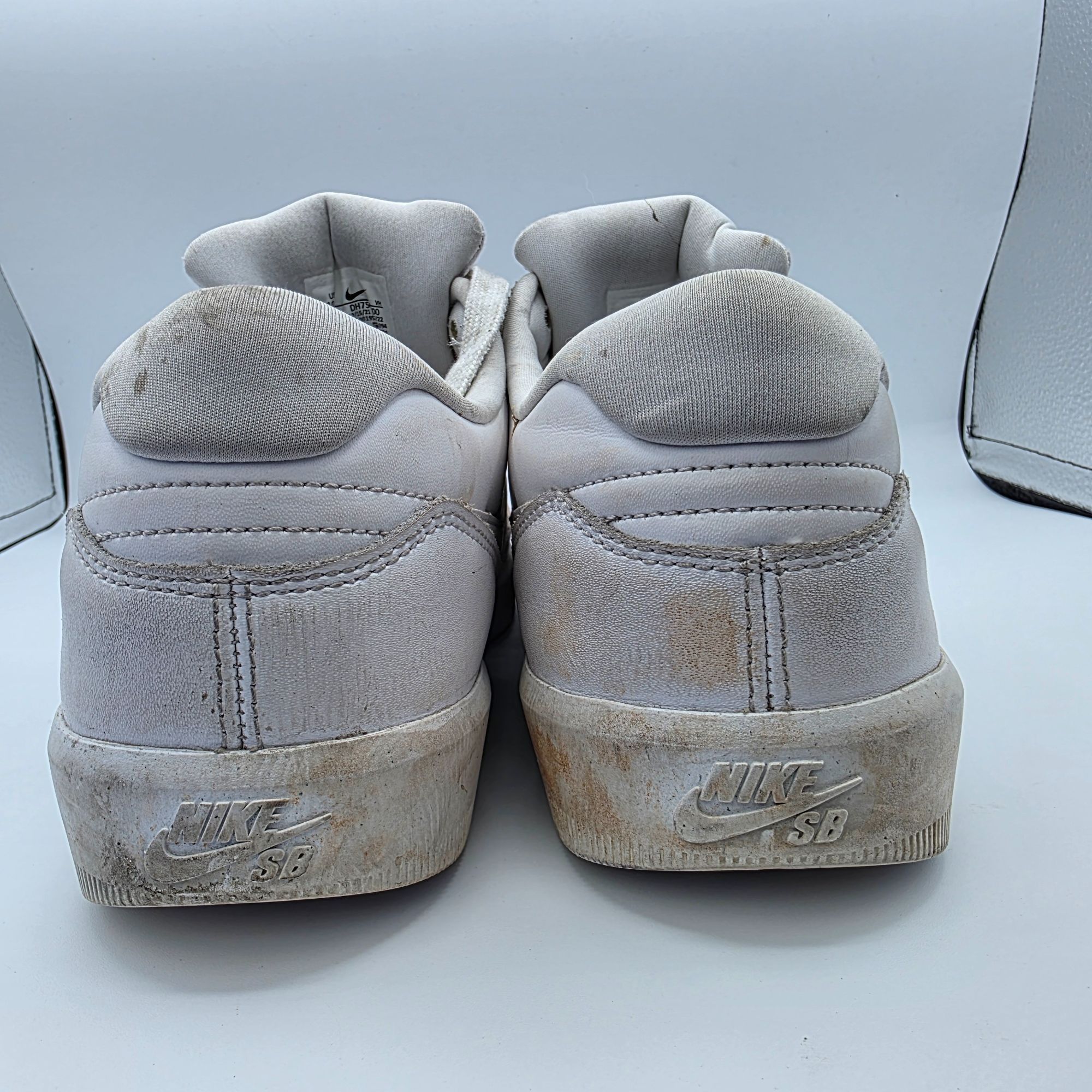 Nike Nike SB Force 58 Premium Mens Size 10.5 Triple White Sneaker Size US 10.5 / EU 43-44 - 5 Thumbnail
