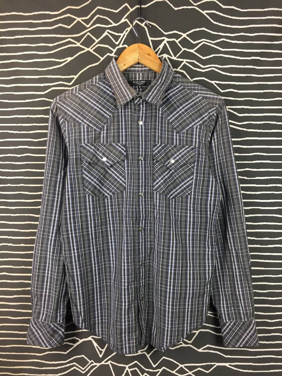 United Arrows Blue Label United Arrows Plaid Pearl Snap Western Shirt Size US M / EU 48-50 / 2 - 1 Thumbnail