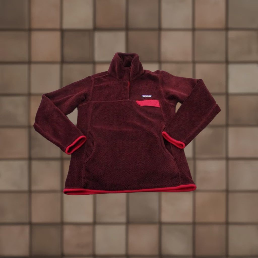 Patagonia Patagonia Jacket Womens XS Red Snap Fleece Mid-Length Windproof Pockets Casual, Regular, XS Womens Jacket Red Patagonia Size XS / US 0-2 / IT 36-38 - 1 Thumbnail