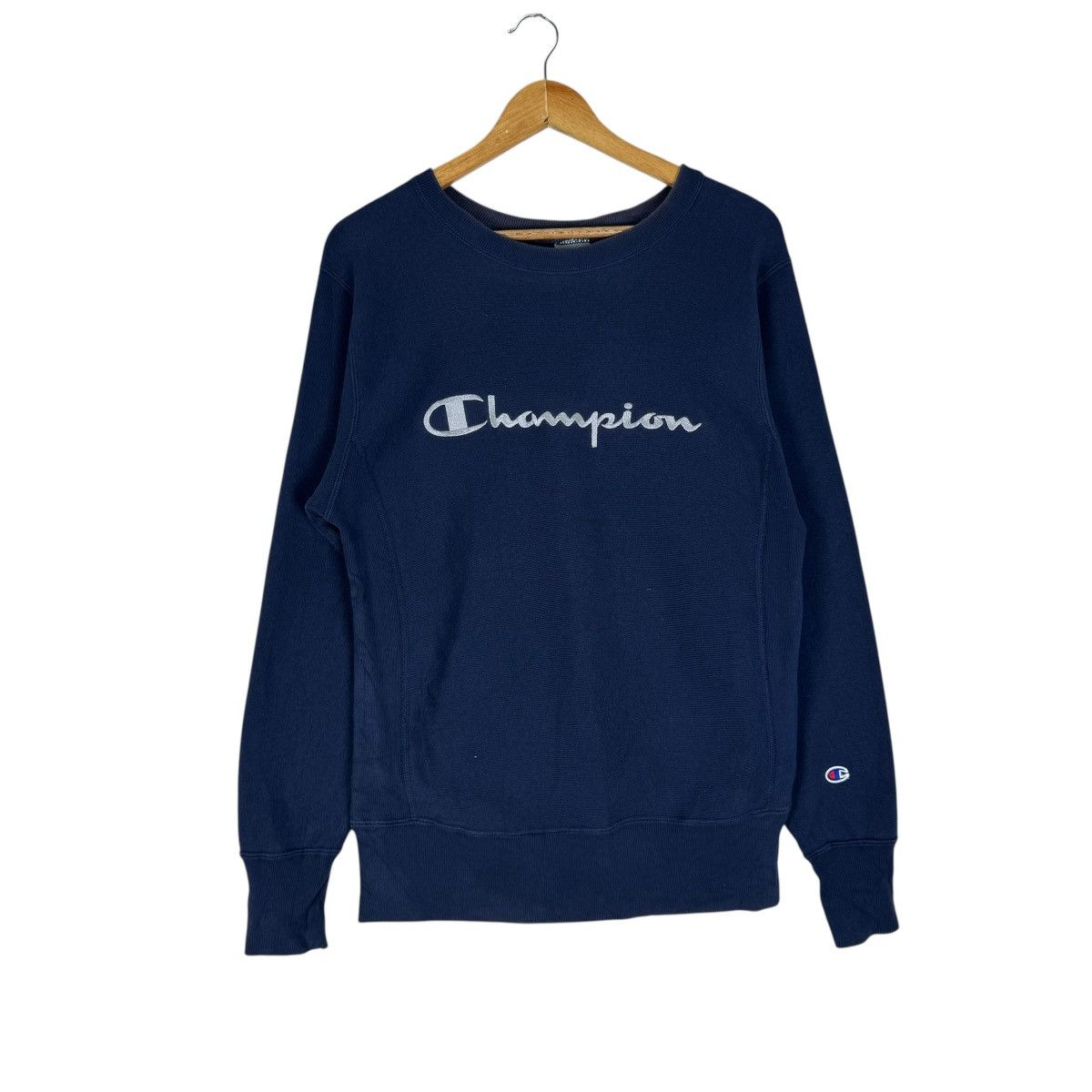 Champion 🌟90s CHAMPION WARMUP SWEATSHIRT CREWNECK Size US M / EU 48-50 / 2 - 1 Thumbnail
