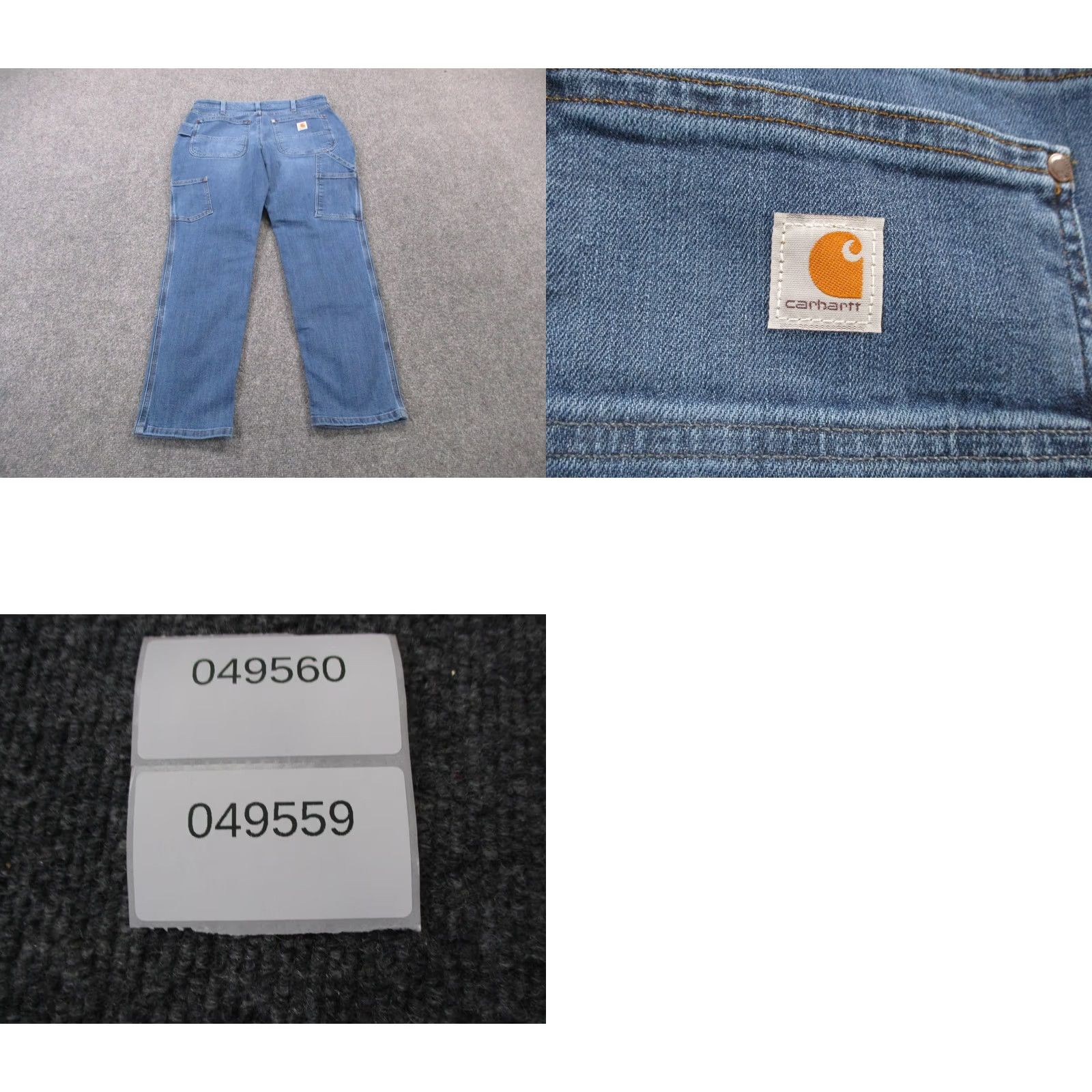 Carhartt Carhartt Jeans Women 10 Short Blue Denim Articulated Knee Workwear Size 24" / US 00 / IT 34 - 9 Thumbnail