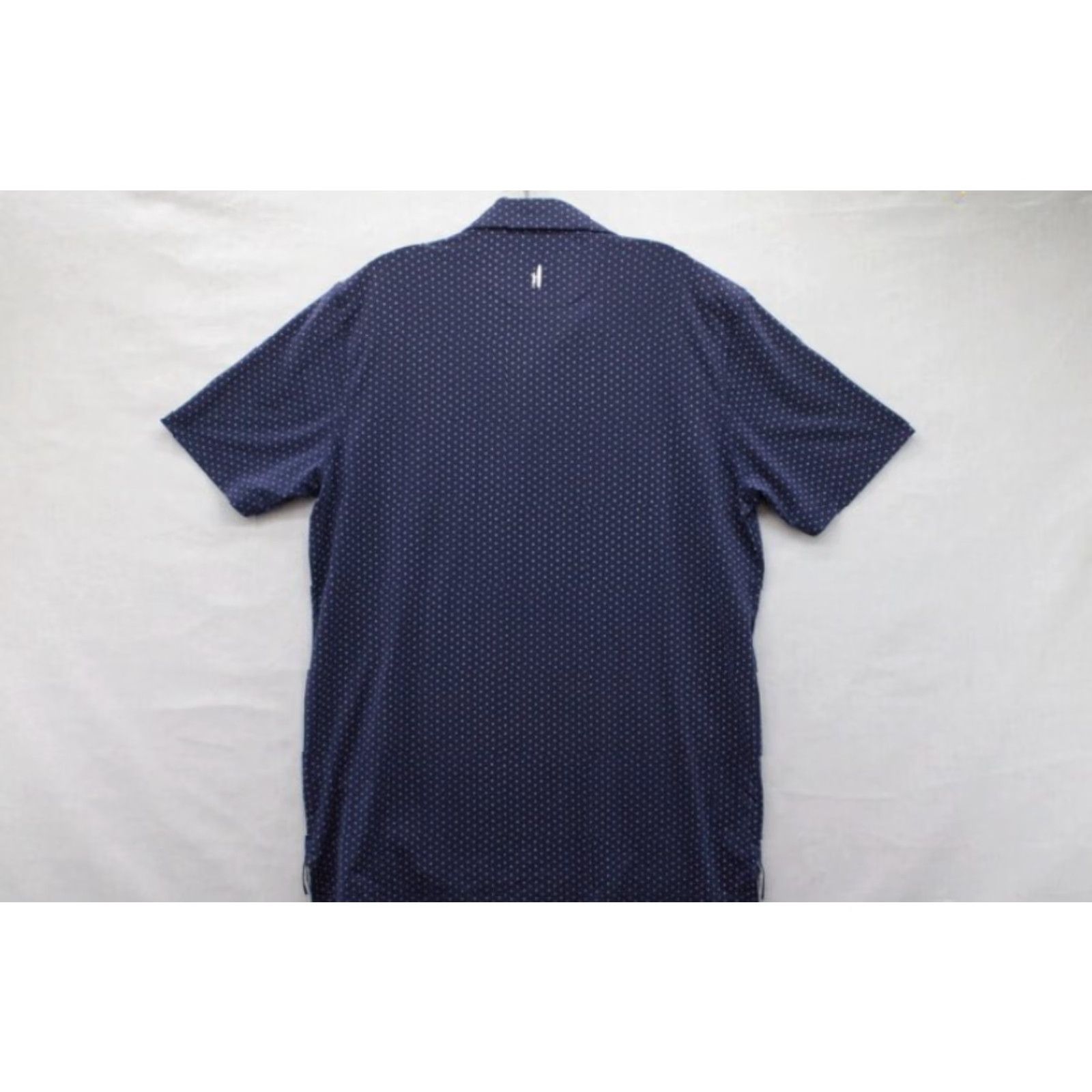 johnnie-O VINTAGE Johnnie-O Polo Shirt Men's Blue Polka Dots Embroidered Logo Stretch Shirt Golf Polo Shirt Mens Blue Polka Dots Embroidered Logo Stretch Size US M / EU 48-50 / 2 - 2 Thumbnail