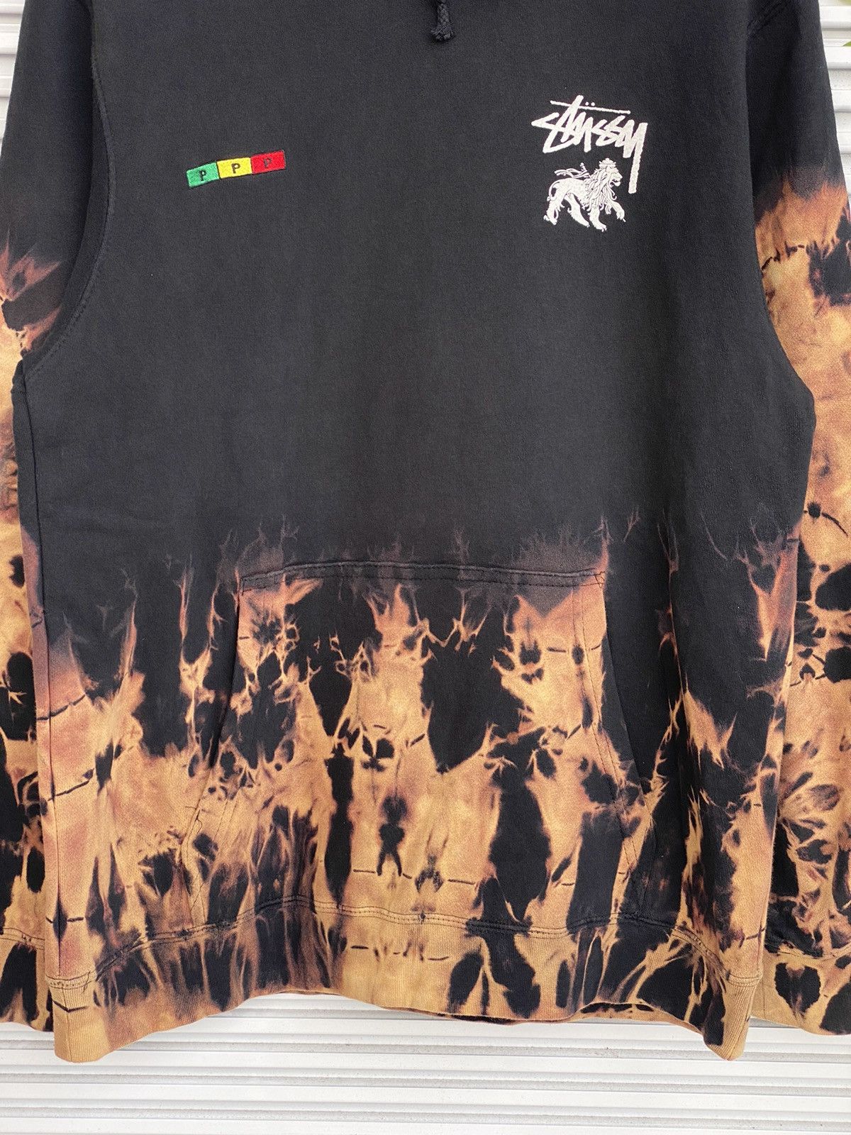 Stussy × Vintage XX Stussy Lion Rasta Flamed Hoodies / Travis Scott Size US L / EU 52-54 / 3 - 4 Thumbnail