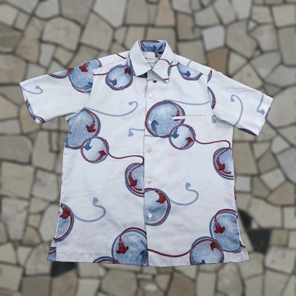 Tori Richard VINTAGE Tori Richard Shirt Mens XS Blue Hawaiian Aloha Button-Up 70s Camp Beach Tropical Graphic Print 70s Mens XS Blue Hawaiian Aloha Button-Up Shirt Size US XS / EU 42 / 0 - 1 Thumbnail