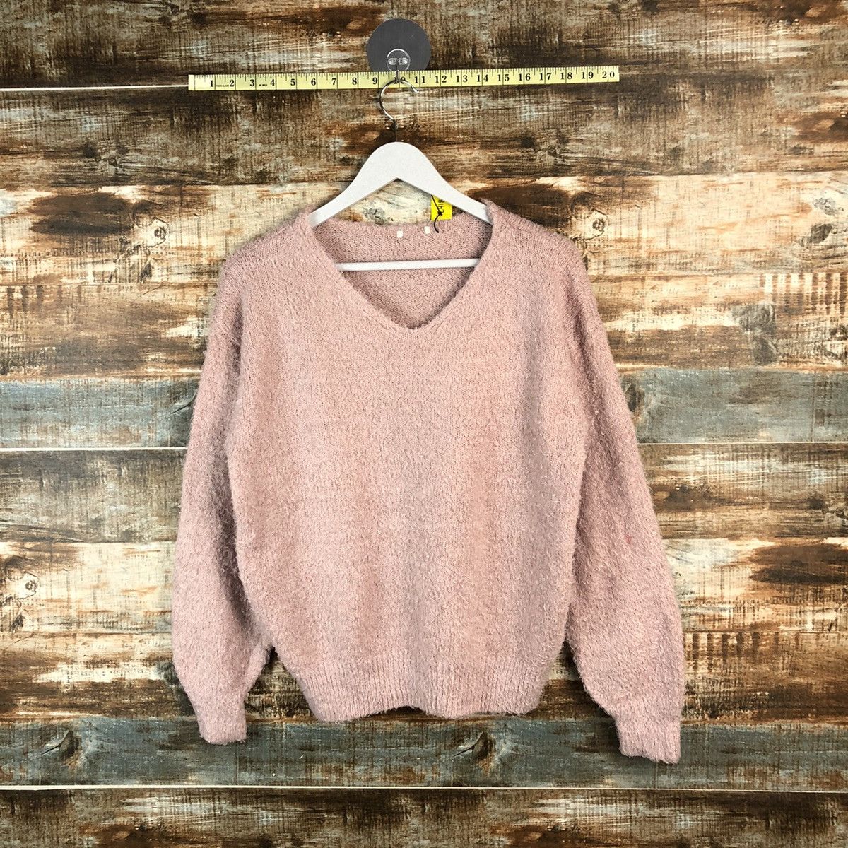 Homespun Knitwear × Japanese Brand DLL Japanese Brand Pink Mohair Knitwear #C418 Size M / US 6-8 / IT 42-44 - 1 Thumbnail