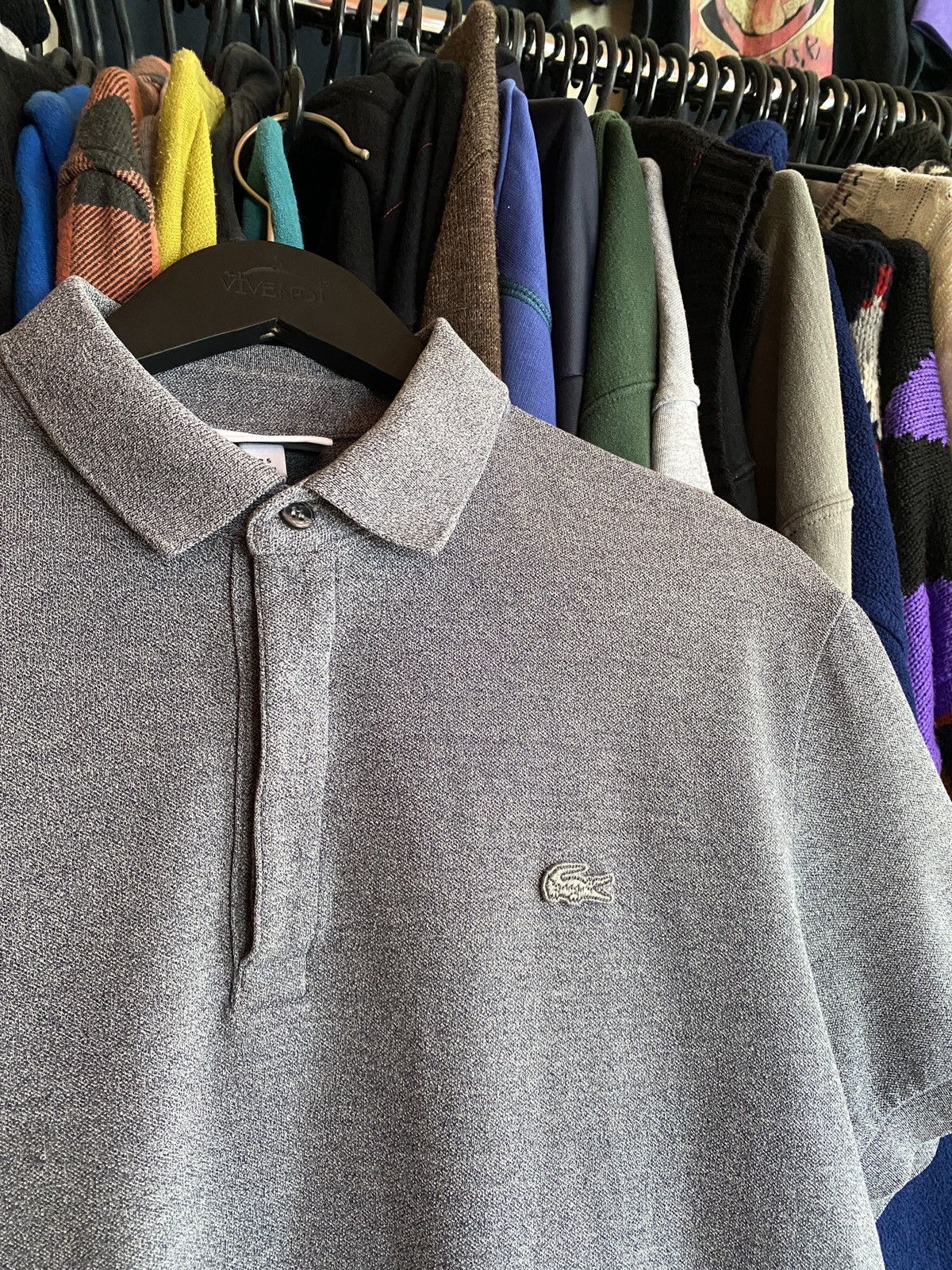 Lacoste VINTAGE LACOSTE GREY POLO SHIRT Size US M / EU 48-50 / 2 - 2 Thumbnail