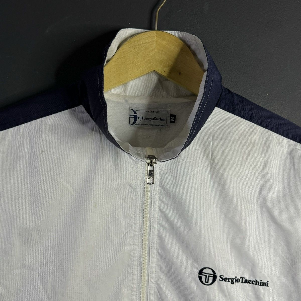 Sergio Tacchini Vintage SERGIO TACHINI Sportswear Tennis Style Jacket Size US L / EU 52-54 / 3 - 3 Thumbnail