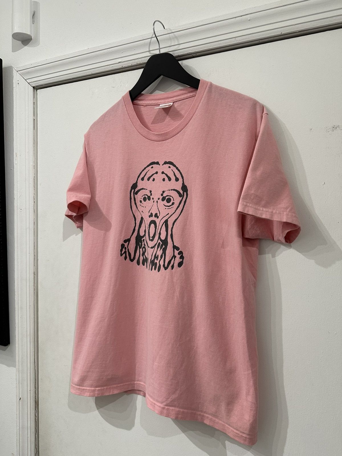 Supreme Supreme Scream T-Shirt Pink Size L Edvard Munch Graphic Tee Size US L / EU 52-54 / 3 - 2 Thumbnail
