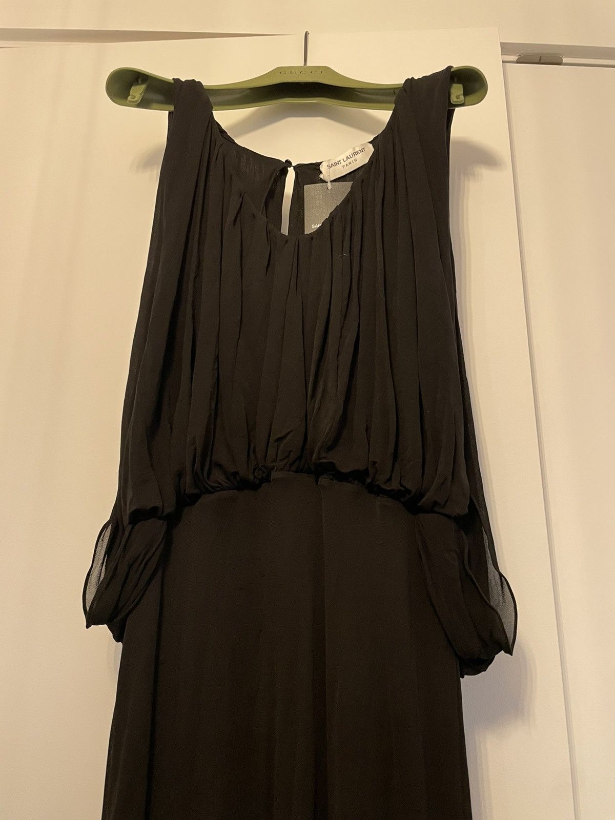 Saint Laurent Paris Saint Laurent Long Dress with draped top/open back Size M / US 6-8 / IT 42-44 - 6 Thumbnail