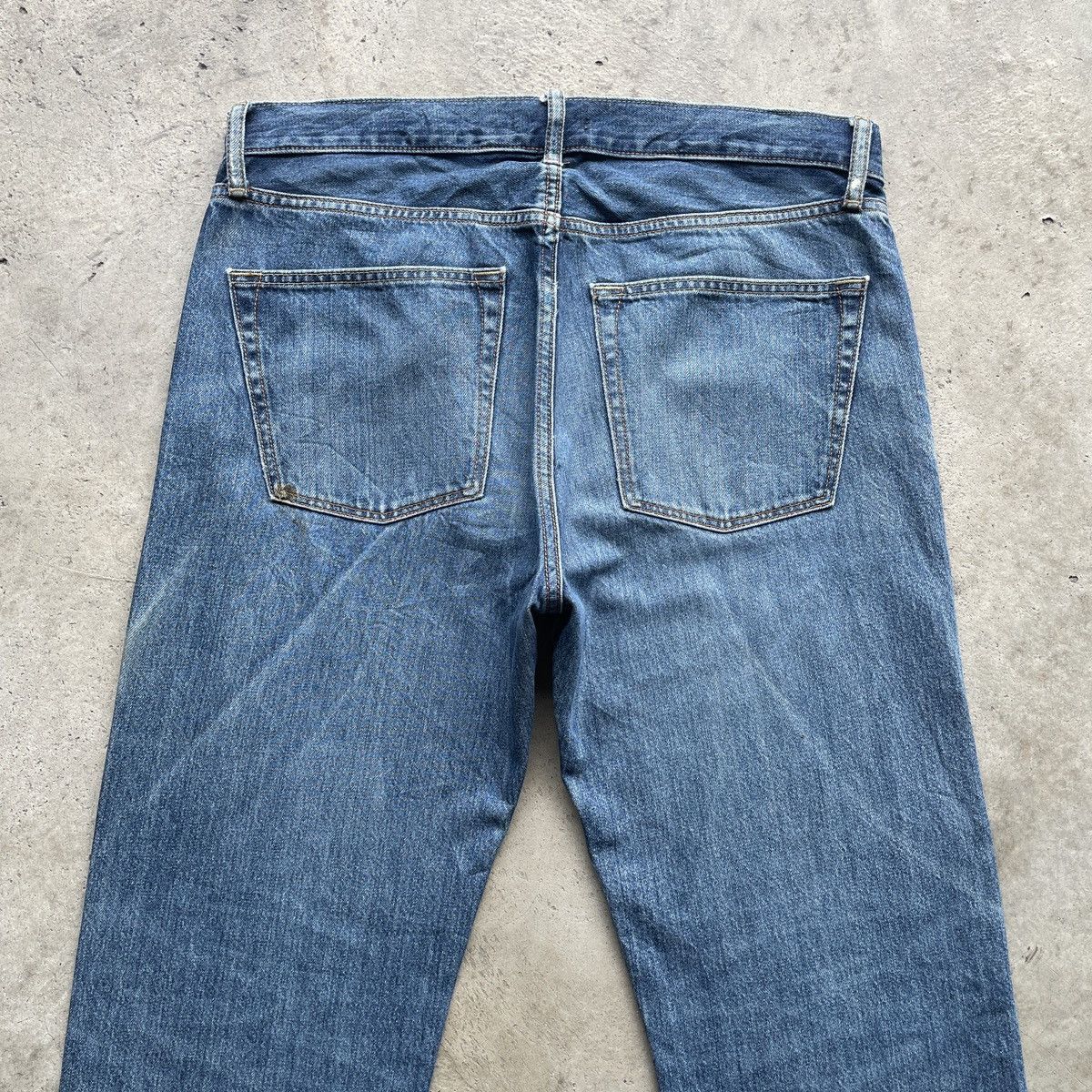 Japanese Brand Vintage Japanese Faded Jeans Denim Pants Distressed W35 Size US 35 - 9 Thumbnail