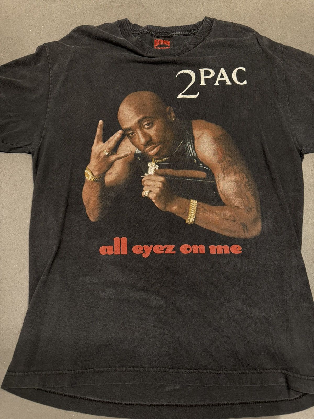 Death Row Records Y2k Tupac Shakur “All Eyez On Me” Death Row Records Tee Size US L / EU 52-54 / 3 - 1 Thumbnail