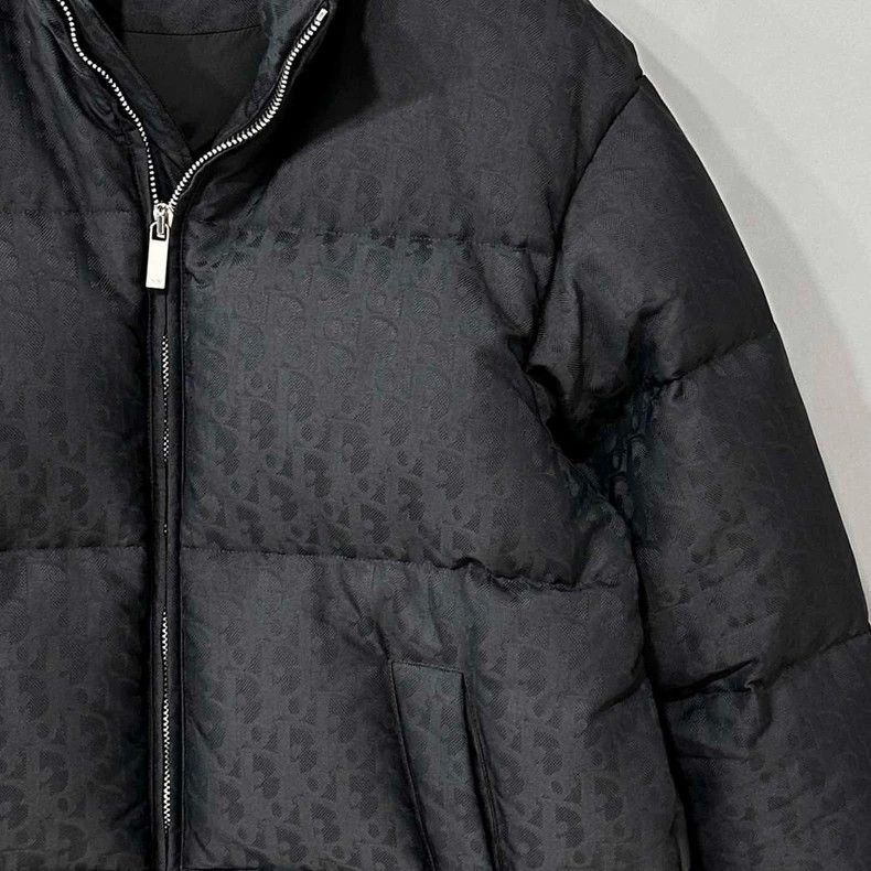 Dior Dior Dark Patterned Down Jacket-2505 Size XL / US 12-14 / IT 48-50 - 2 Thumbnail