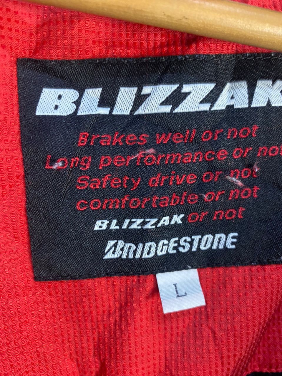 Sports Specialties Blizzak Bridgestone spellout double zipper jacket Size US L / EU 52-54 / 3 - 6 Thumbnail
