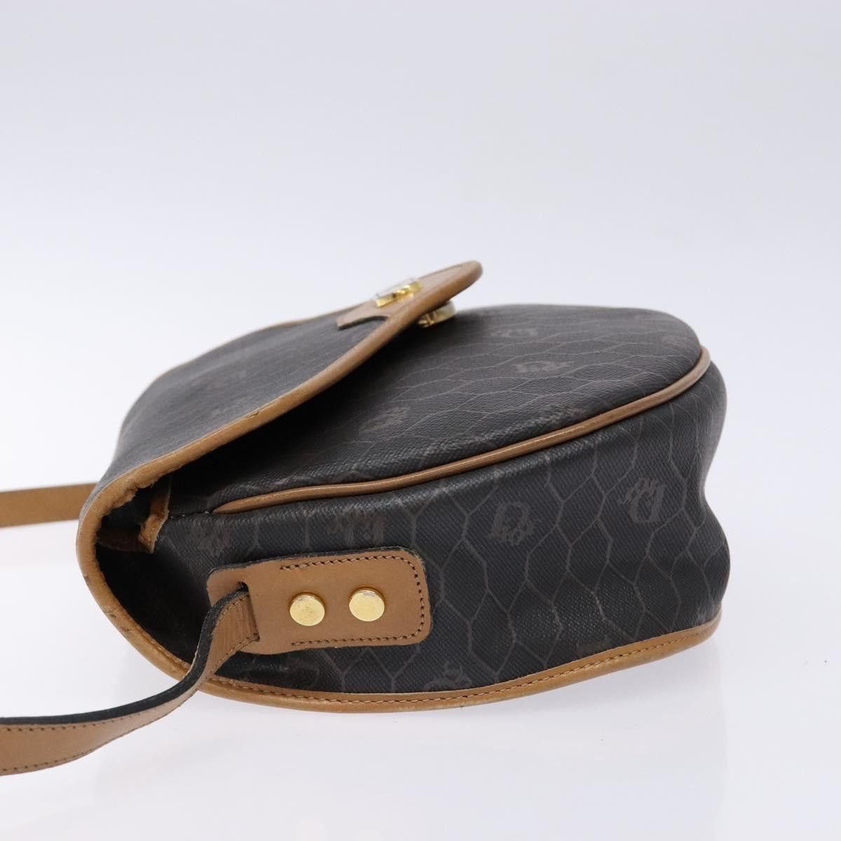 Dior DIOR Honeycomb Canvas Shoulder Bag Pvc Black Gold Size ONE SIZE - 5 Thumbnail