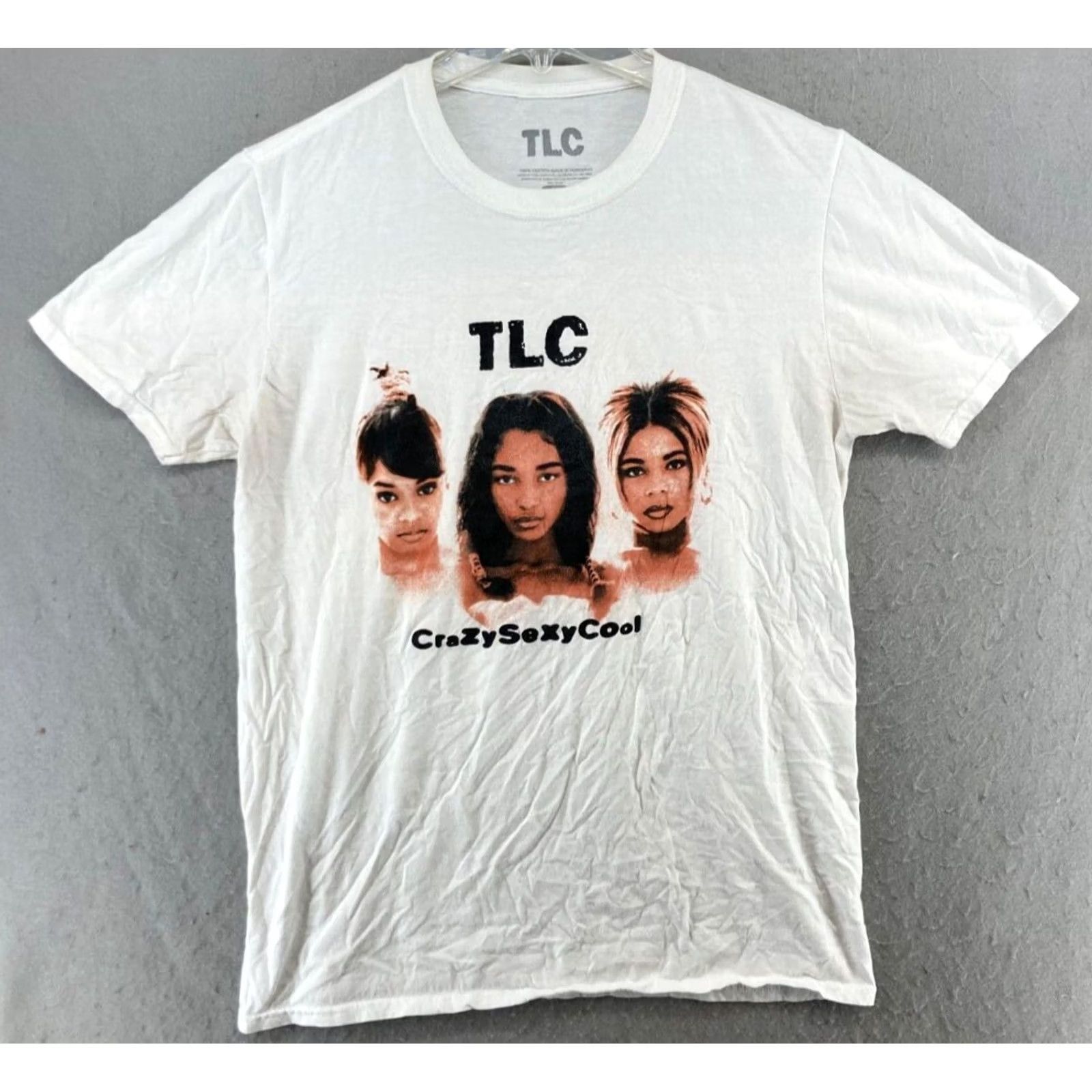 Vintage TLC Shirt Women Medium White Hip Hop 90s Crazy Sexy Cool Band TShirt"} Size M / US 6-8 / IT 42-44 - 2 Thumbnail