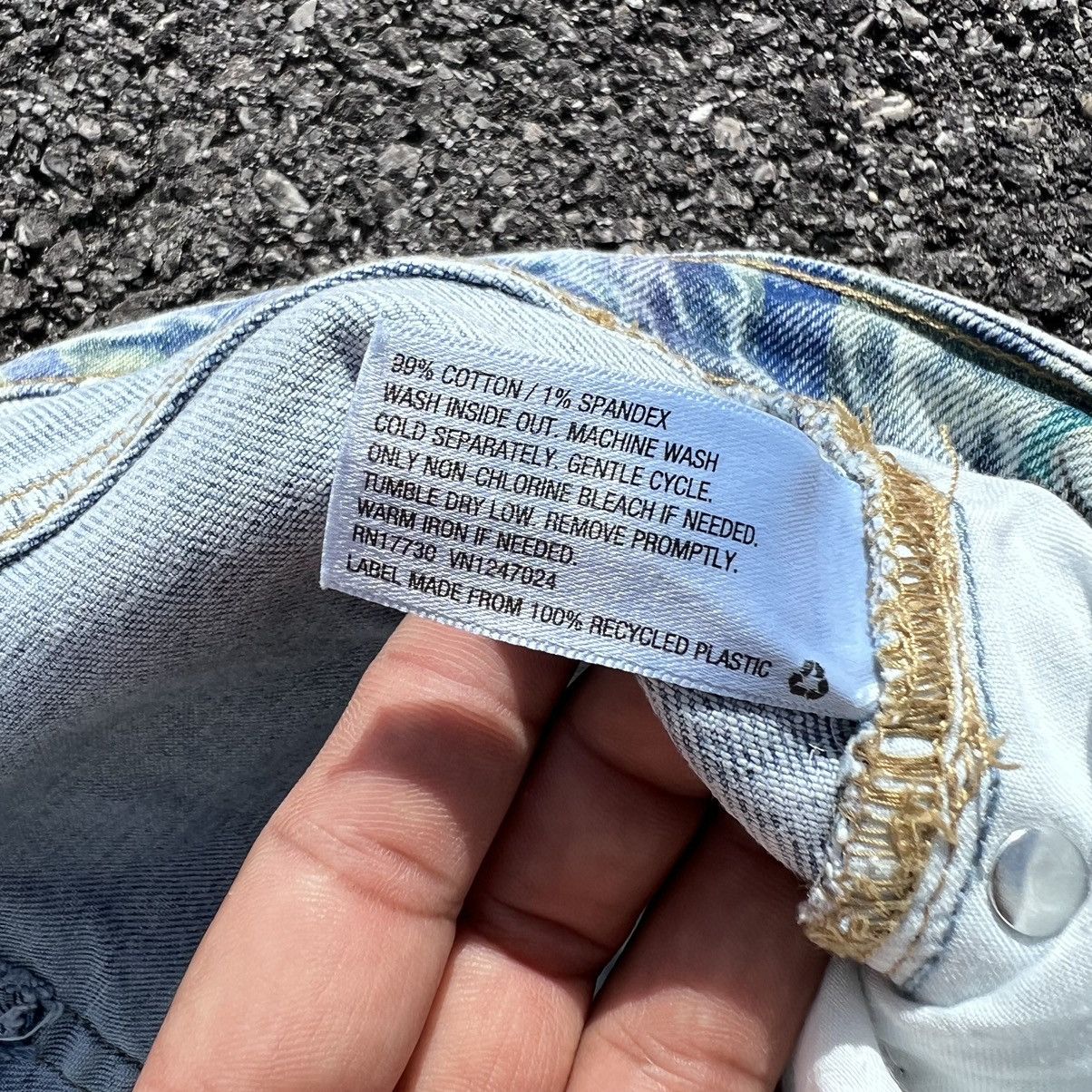 Japanese Brand × Other VTG WILD FABLE ORIGINAL PAINTED JEANS (UNISEX) Size US 38 / EU 54 - 3 Thumbnail