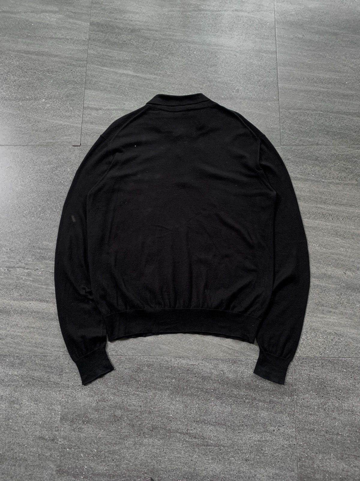 Prada Long Sleeve Knit Polo Shirt Size US M / EU 48-50 / 2 - 4 Thumbnail