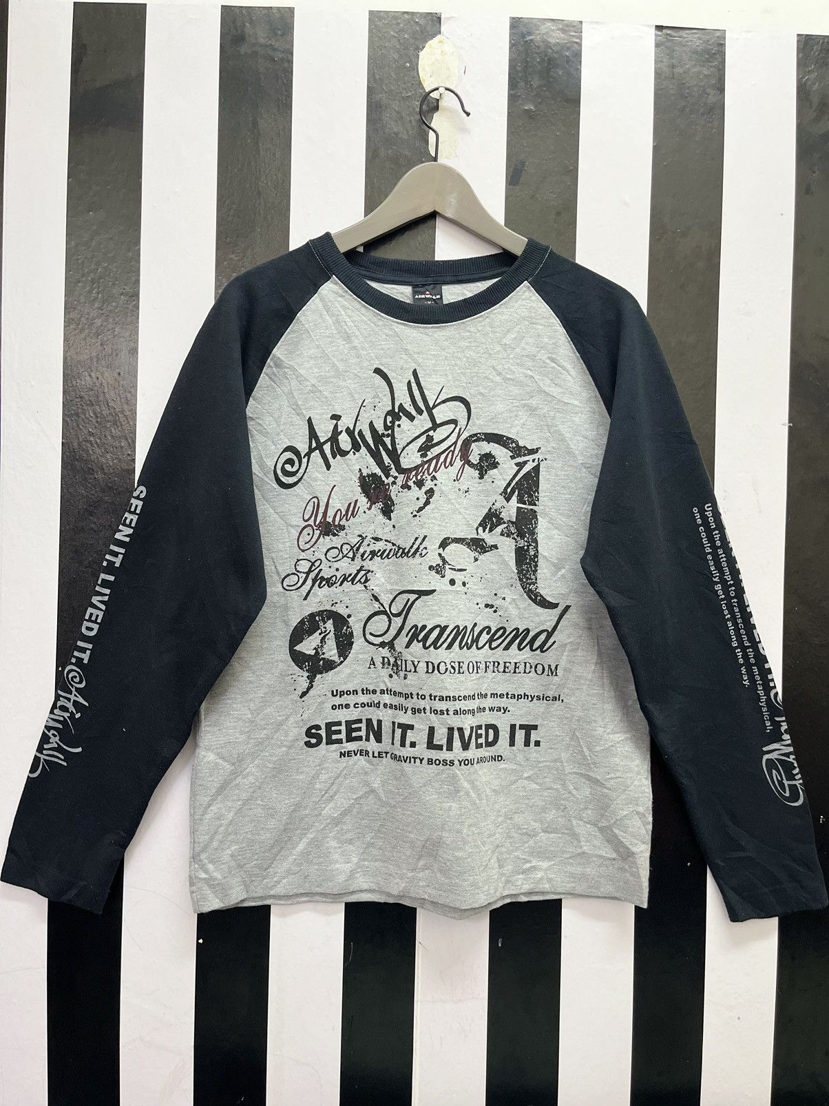 Airwalk Vintage Y2K Airwalk Skateboard sweatshirt Size US M / EU 48-50 / 2 - 1 Thumbnail