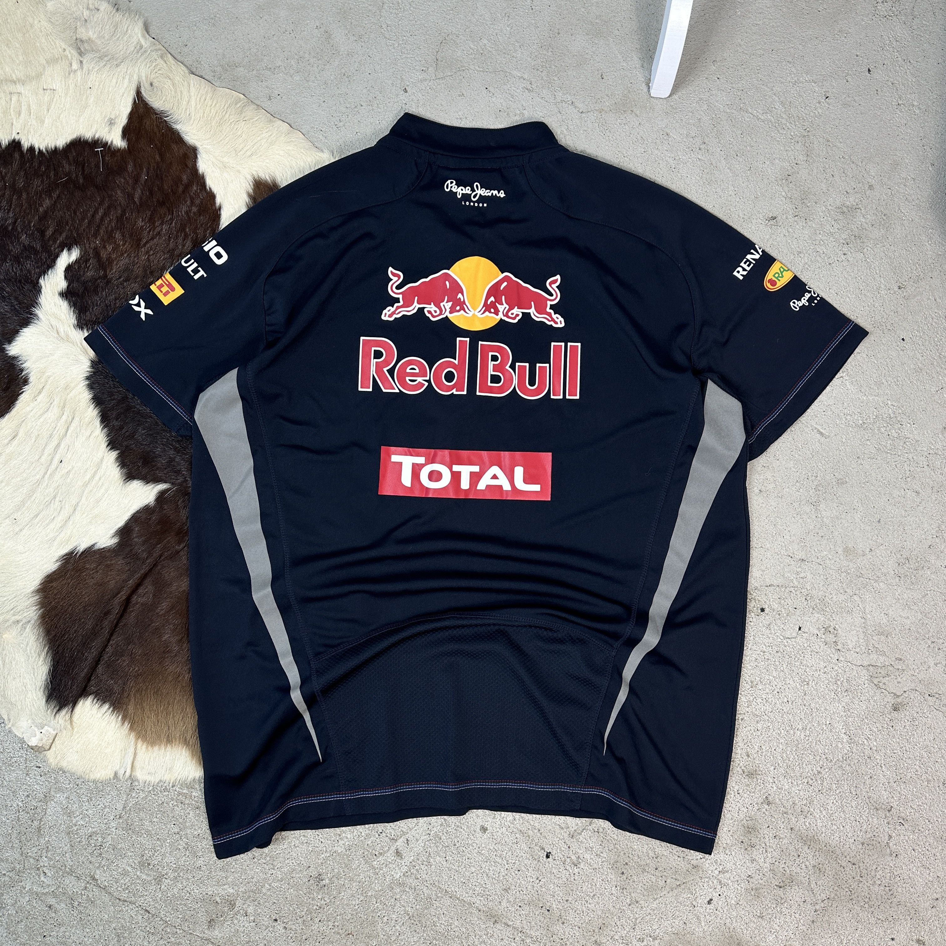 Red Bull × Vintage Red Bull F1 Racing T-shirt Size US XL / EU 56 / 4 - 4 Thumbnail