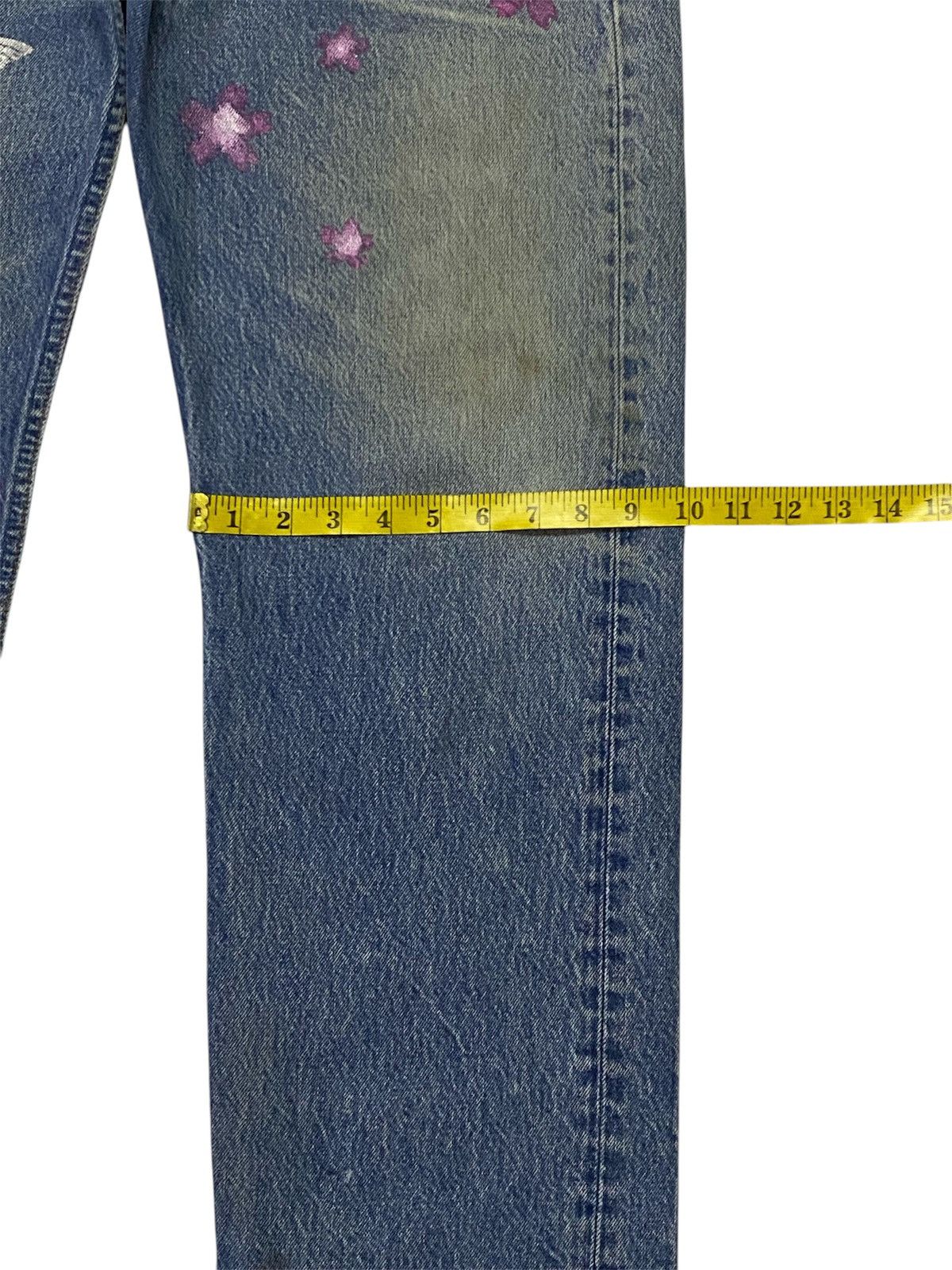 Levi's Vintage Levi’s 501 Custom Sukajan Distressed Denim Pants Size US 36 / EU 52 - 22 Thumbnail