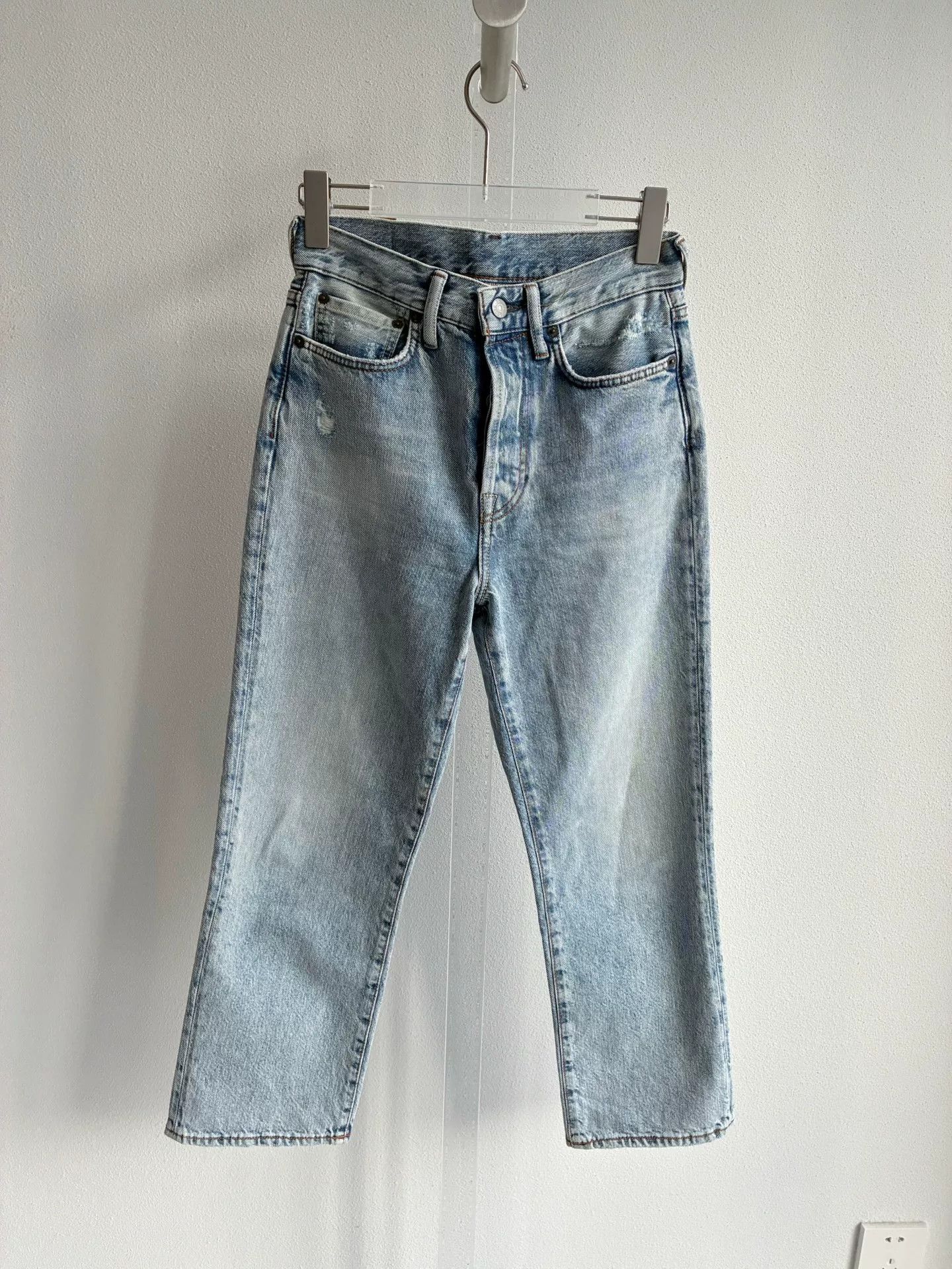 Acne Studios Acne Studios Light Blue Washed Jeans Size 26" / US 2 / IT 38 - 1 Thumbnail