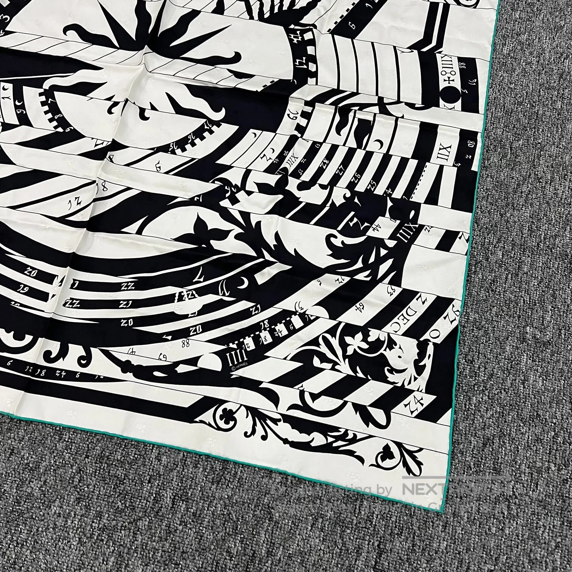 Hermes Hermes Innovative Astrology: Black and White Astrological Size ONE SIZE - 2 Thumbnail