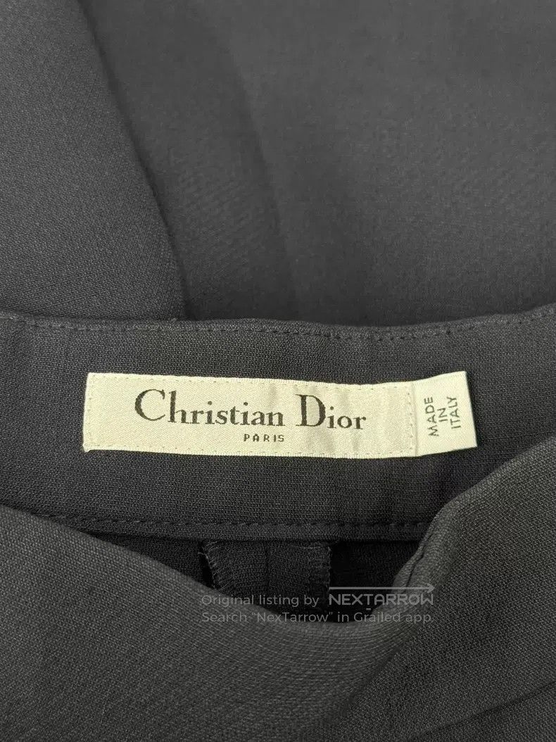 Dior Dior Black buttoned mid-length trousers Size 42" / US 20 - 4 Thumbnail