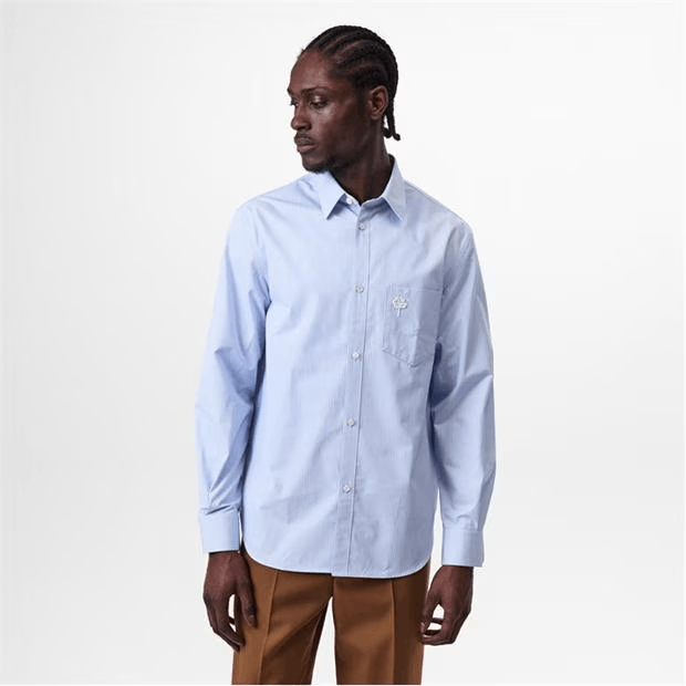 Gucci Embroidered Poplin Oxford Shirt Size US S / EU 44-46 / 1 - 2 Thumbnail