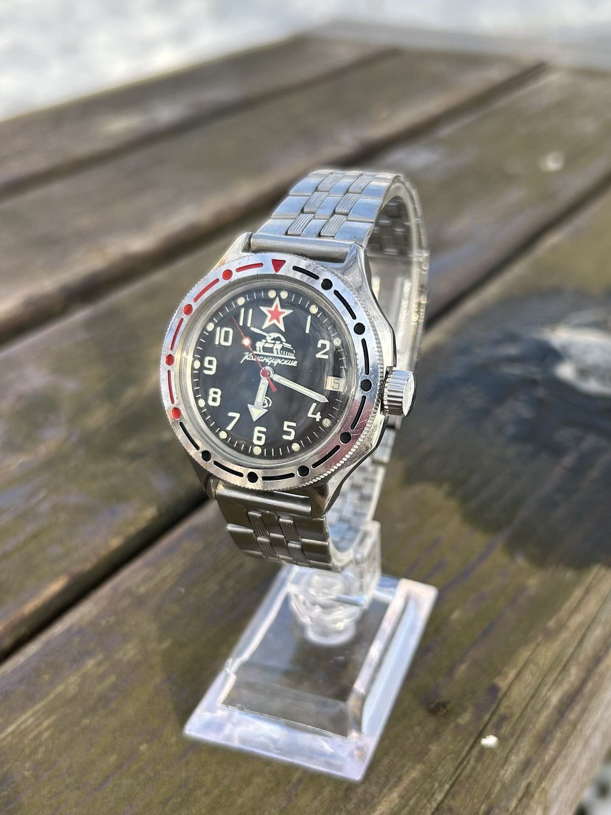 Vintage Vintage Watch Soviet USSR Mechanical Wostok Tank 1980’s Size ONE SIZE - 3 Thumbnail