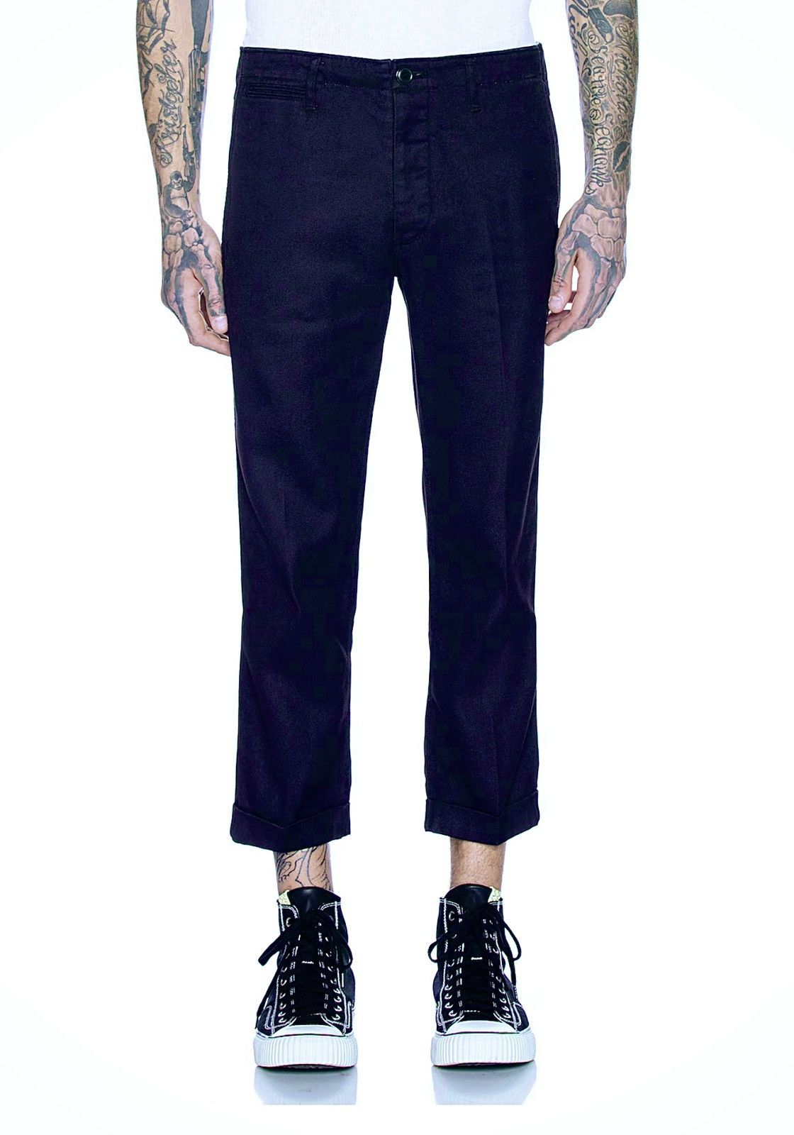 Visvim VISVIM BUCKLE BACK HIGH-WATER PANTS Size US 31 - 1 Thumbnail