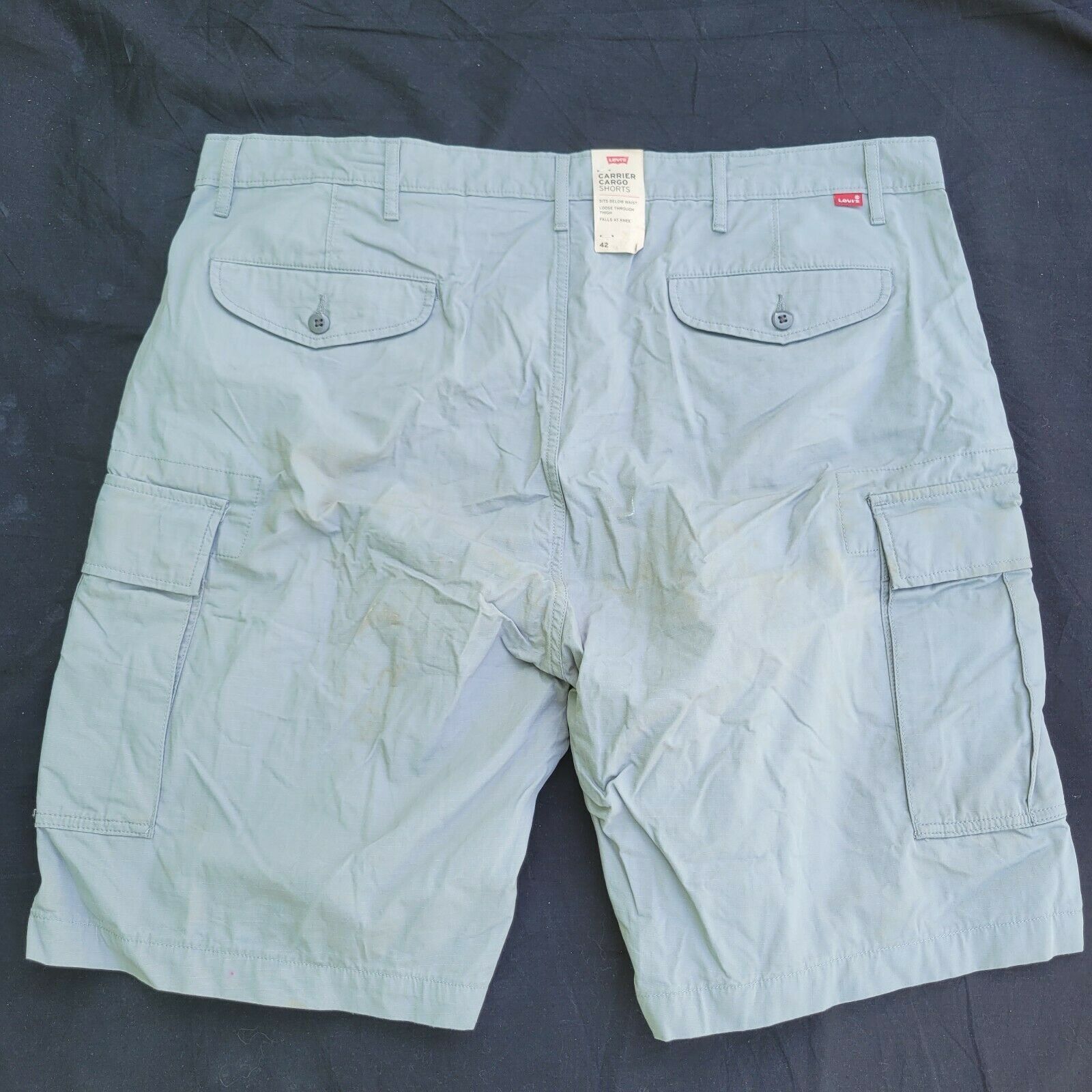 Levi's Men's Levi's Carrier Cargo Shorts. Size 42. Gray. Size US 42 / EU 58 - 4 Thumbnail