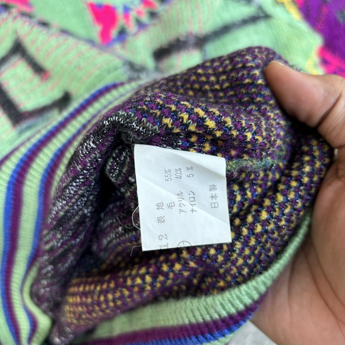 Coogi × Designer Coogi style Pashu Shin Hosokawa knitwear 3D Art Size US L / EU 52-54 / 3 - 6 Thumbnail