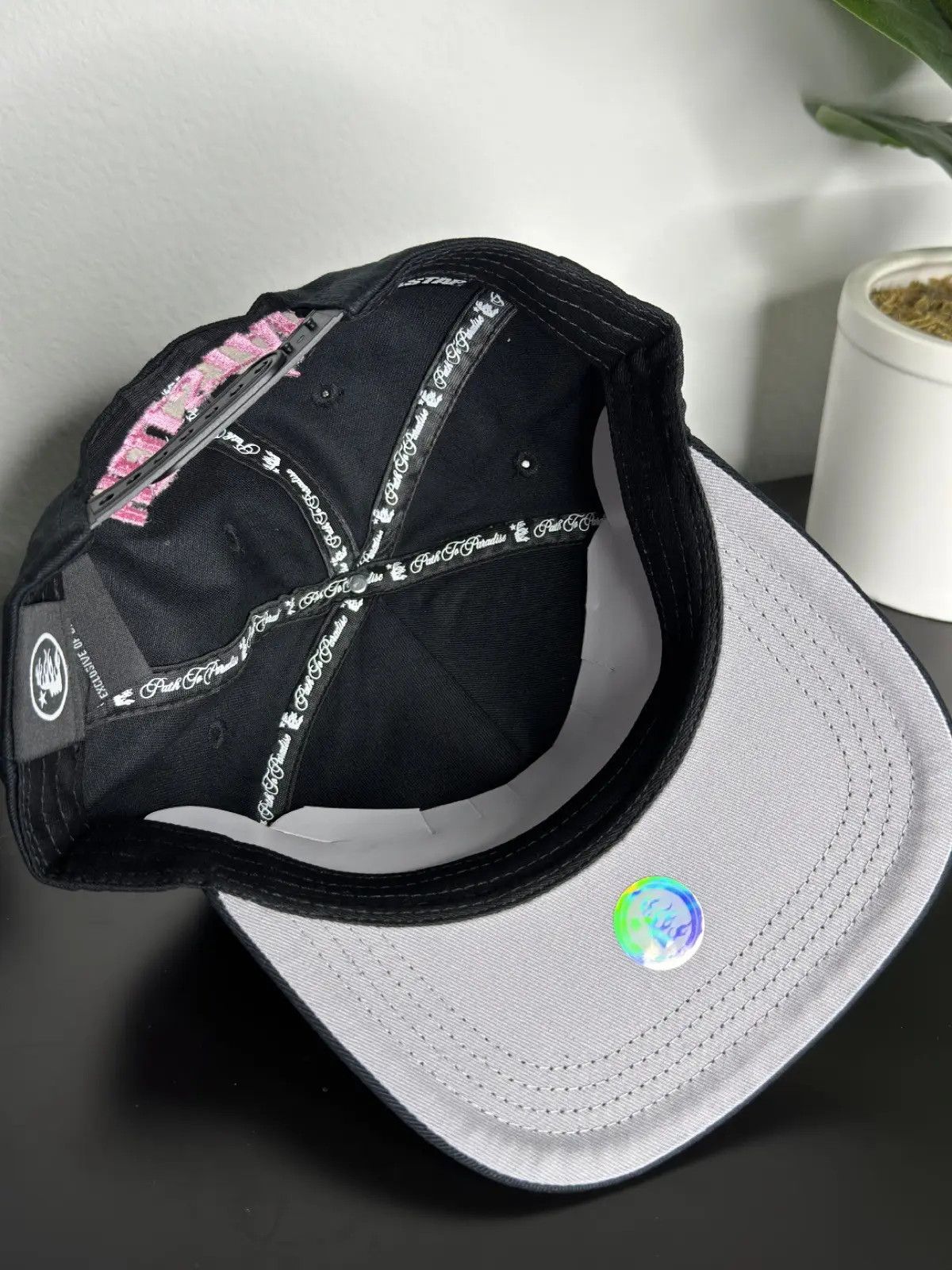 HELLSTAR NY Rhinestone Pink SnapBack Hat Size ONE SIZE - 5 Thumbnail