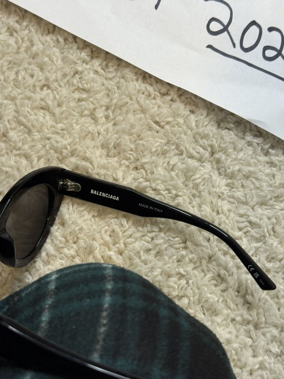 Balenciaga Balenciaga Round Cat Sunglasses Size ONE SIZE - 7 Thumbnail