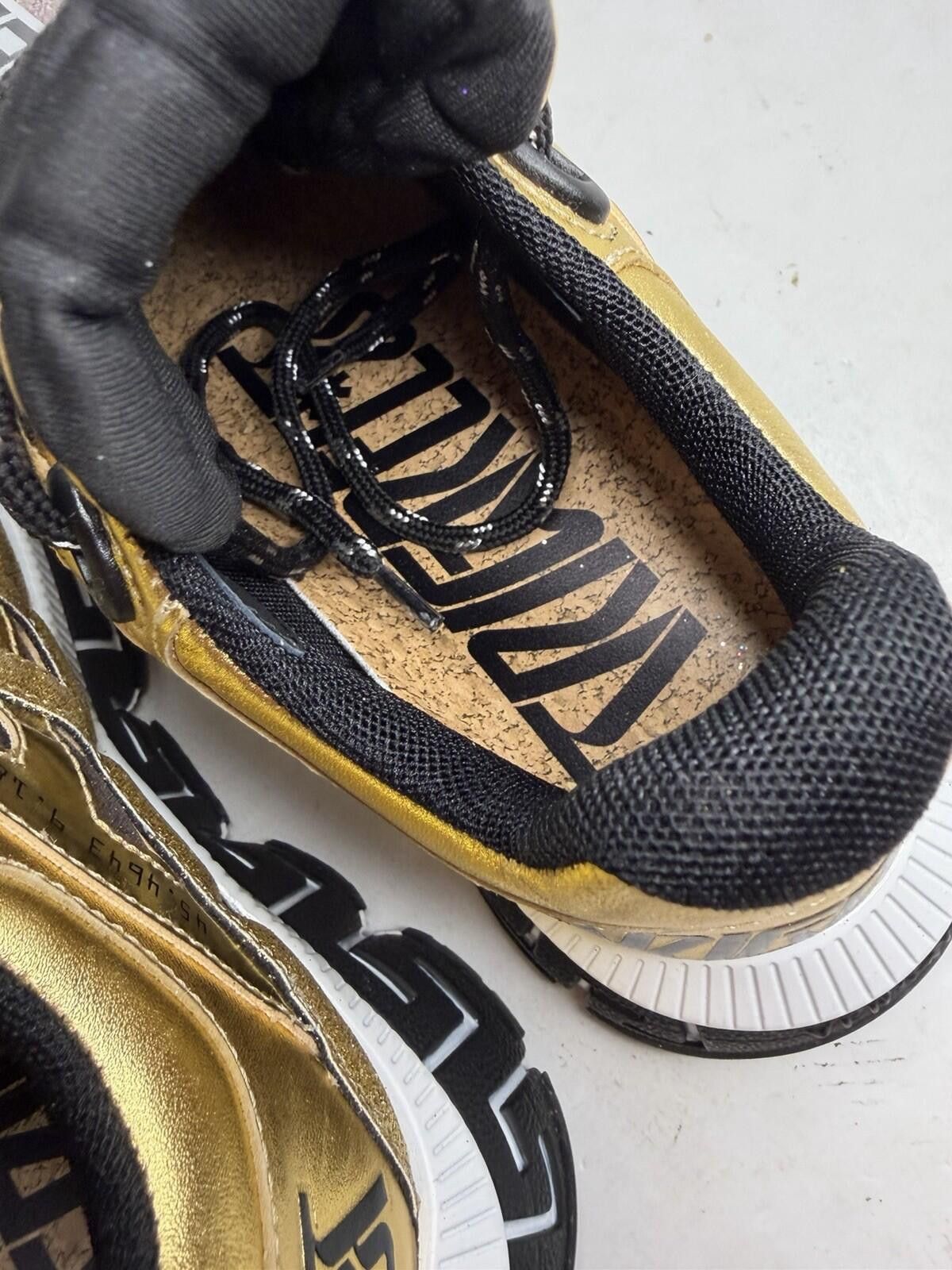 Versace Versace Trigreca Sneakers Gold Glitter Womens EU36.5 US6.5 Size US 6.5 / IT 36.5 - 5 Thumbnail