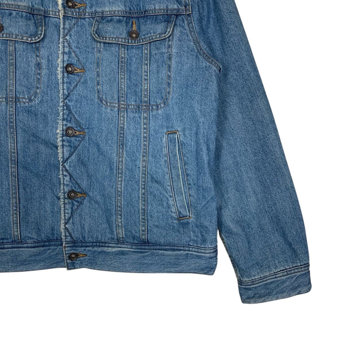 GU Gu denim sherpa Japanese Brand Outdoor Streetwear Jacket Size US M / EU 48-50 / 2 - 5 Thumbnail