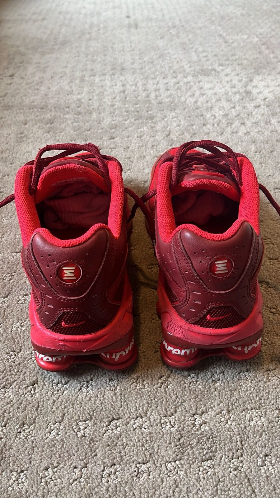 Nike × Supreme red supreme shox ride 2 Size US 10 / EU 43 - 4 Thumbnail