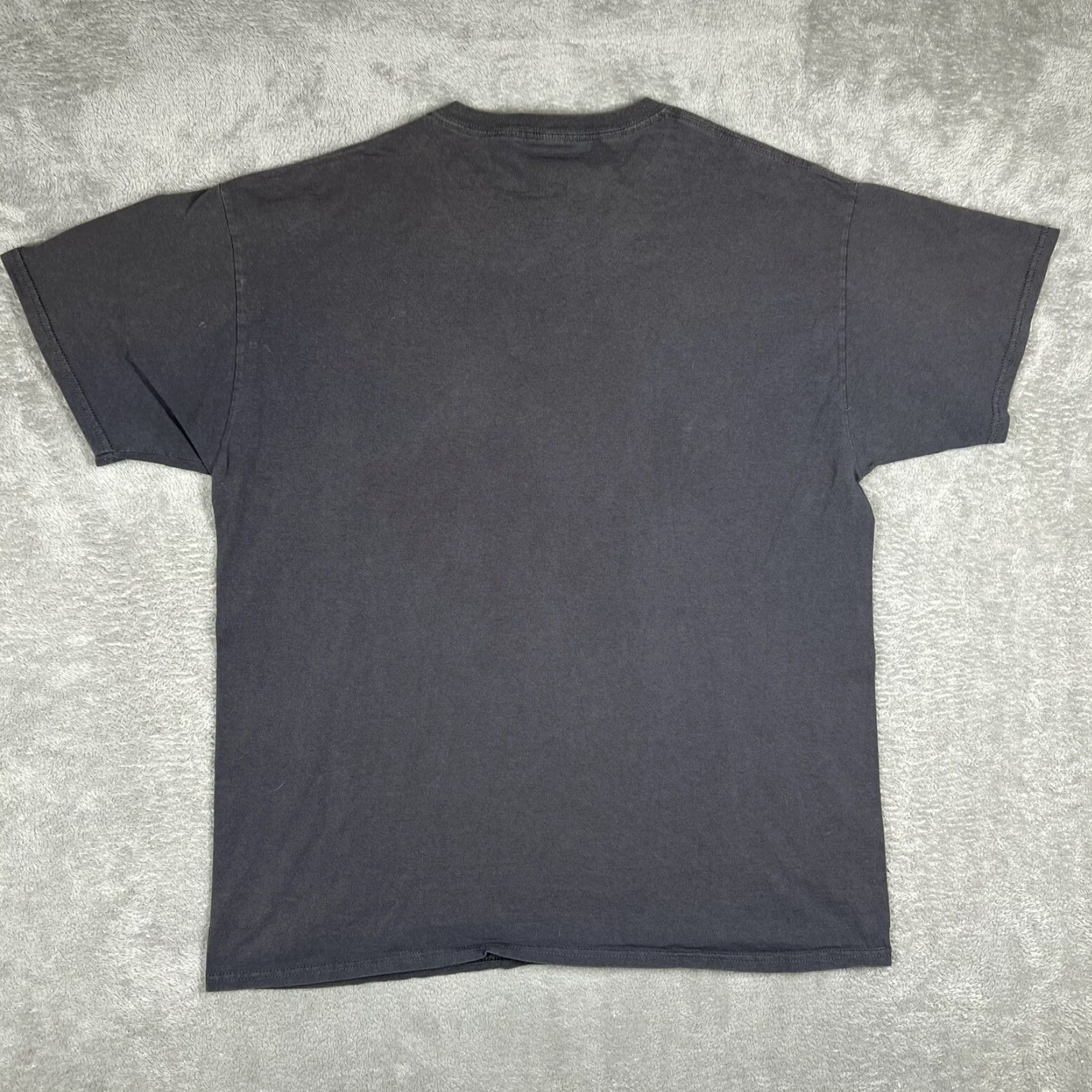 Vintage Papasaurus Rex Mens T-Shirt XL Charcoal Gray Logo Graphic Tee Regular Fit Adult Size XL Men Size US XL / EU 56 / 4 - 7 Thumbnail