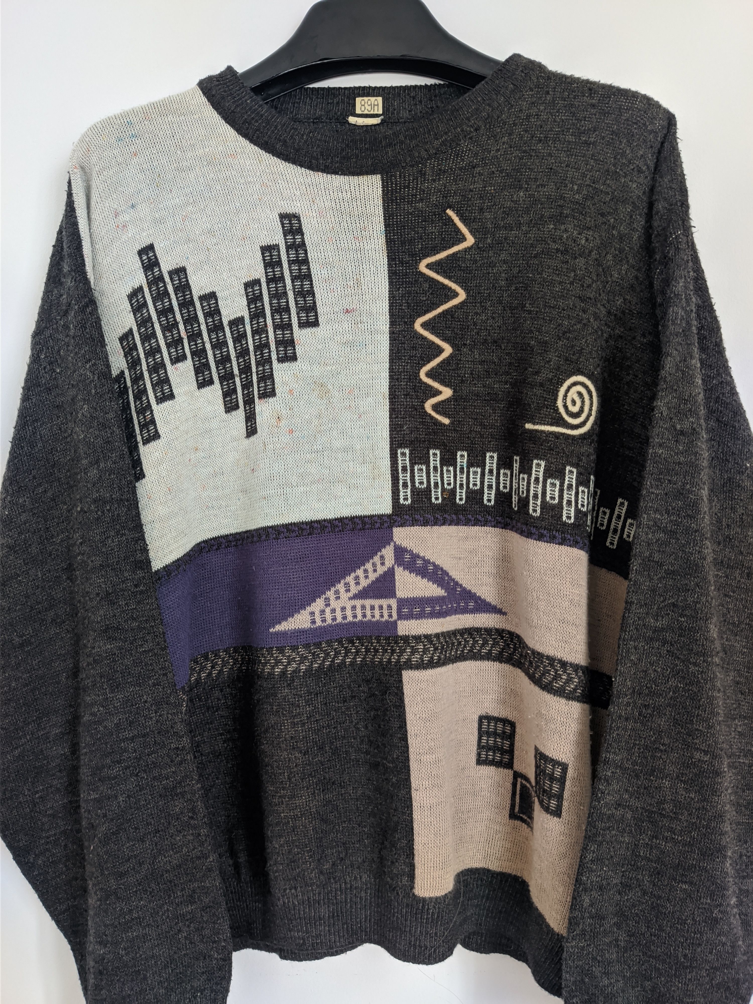 Vintage Vintage Sweater knit avant garde y2k Size US M / EU 48-50 / 2 - 2 Thumbnail